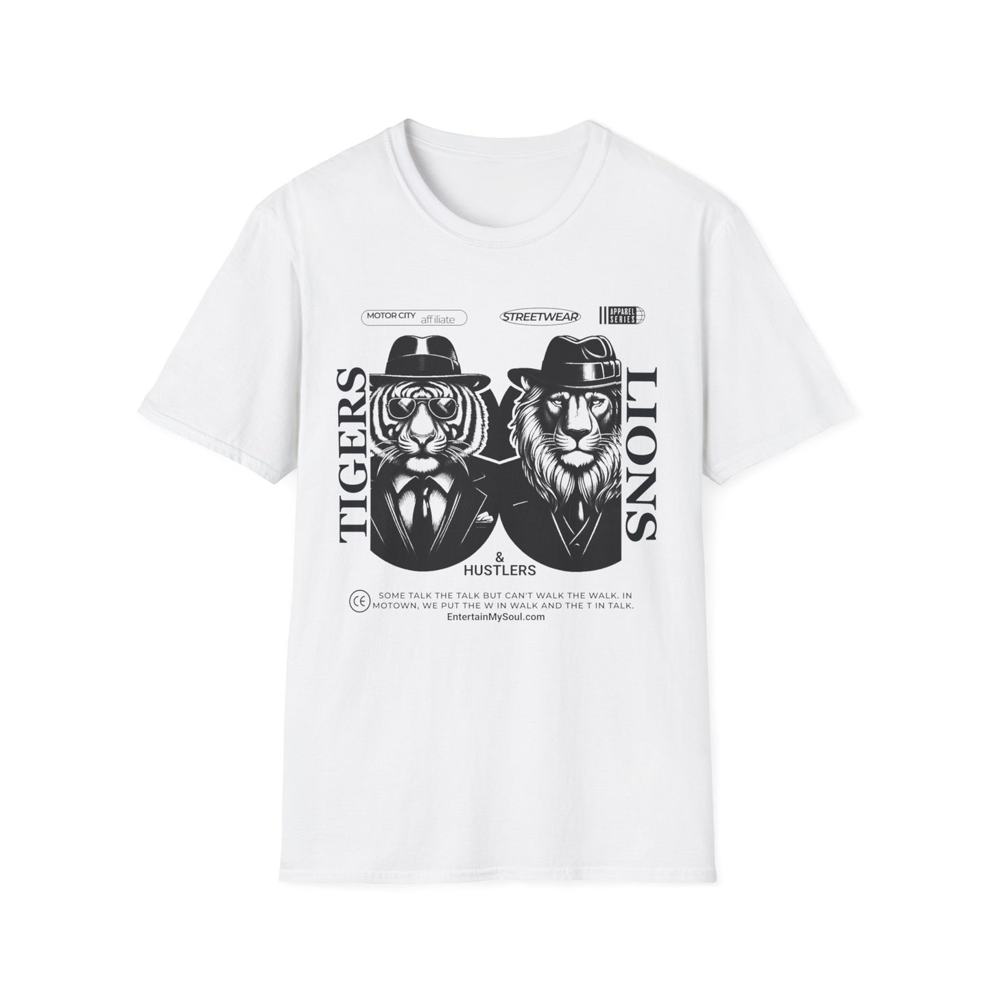 Tigers Lions and Hustlers Unisex Softstyle T-Shirt