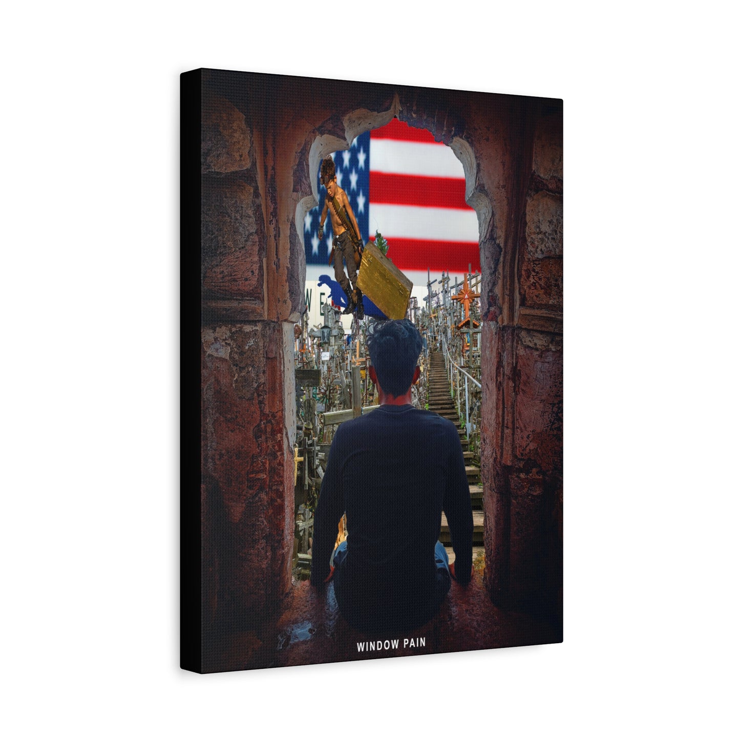 Window Pain Matte Canvas, Stretched, 1.25"