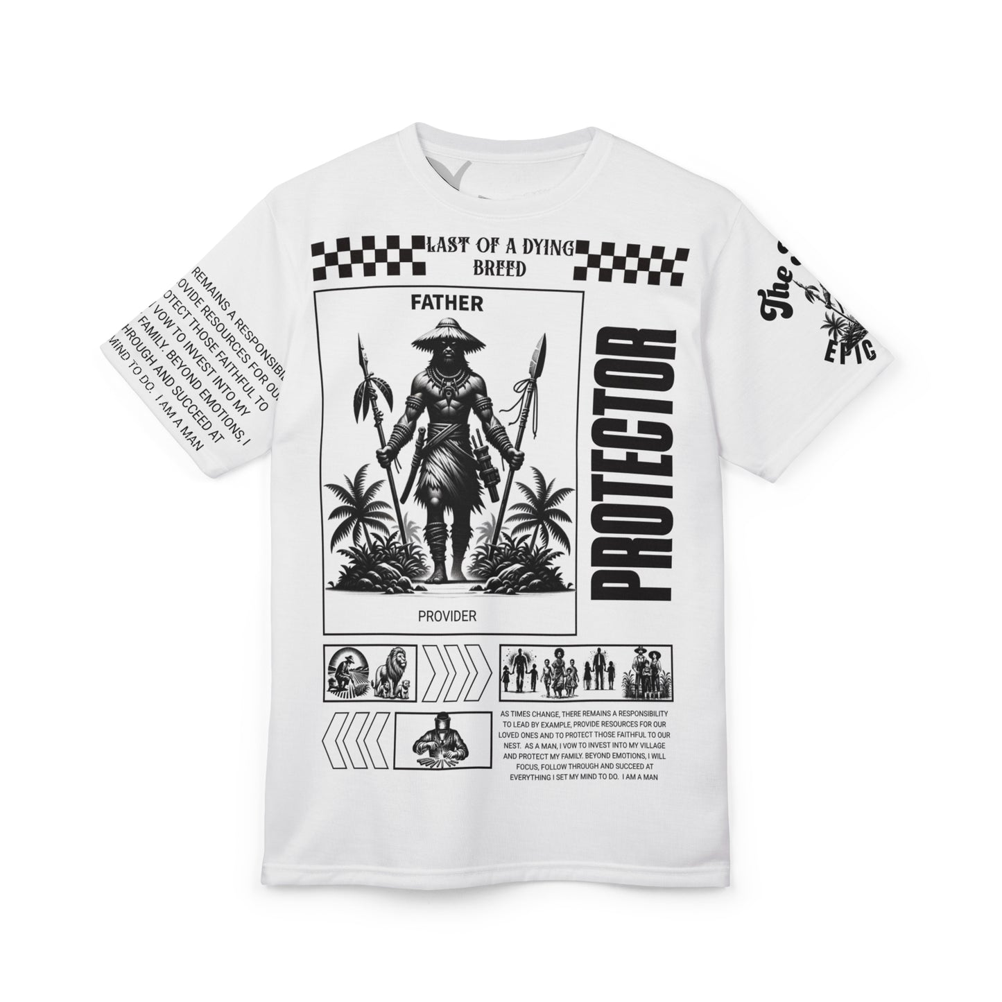 'Last of a Dying Breed' Unisex Cut & Sew Tee - Protector & Provider T-Shirt