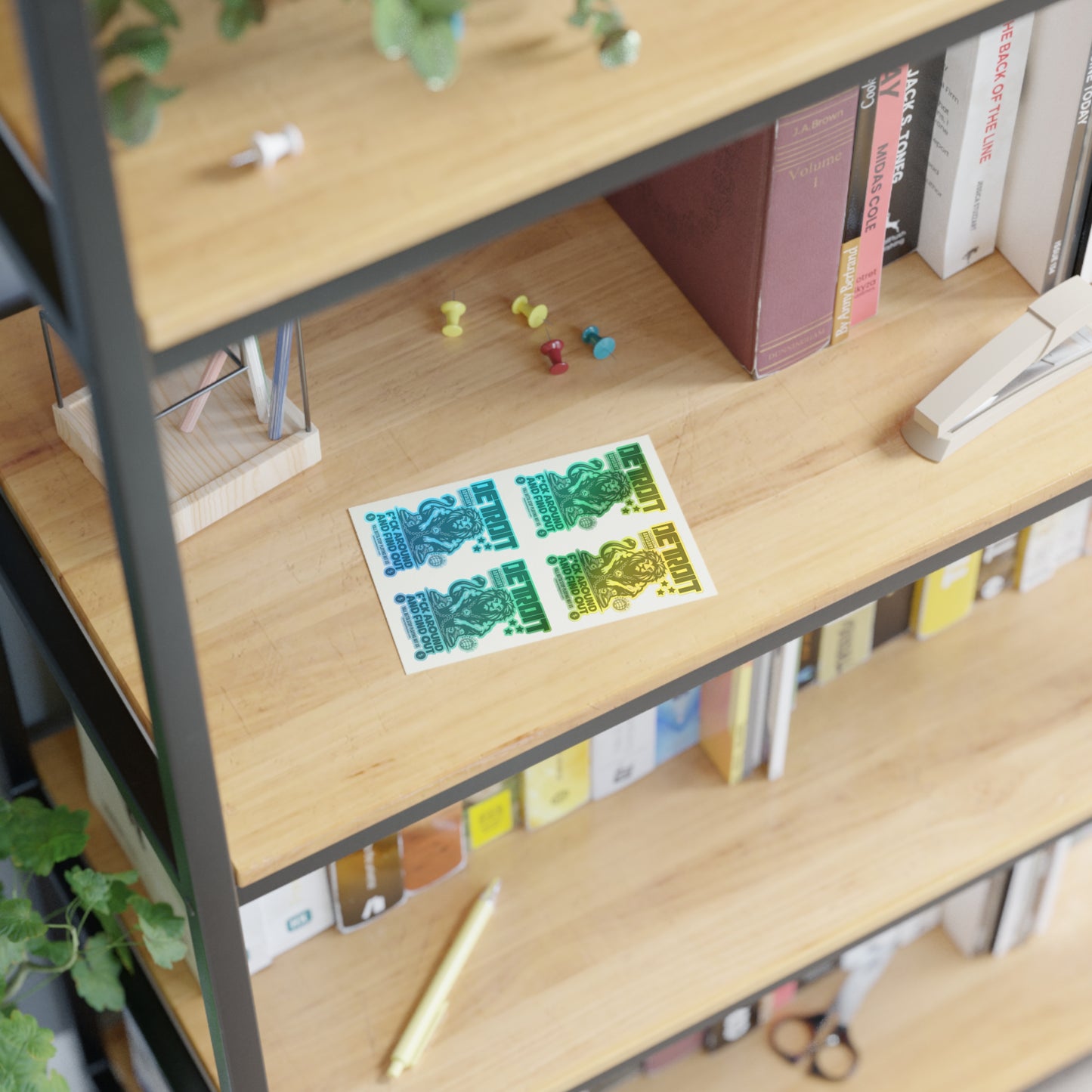 F*ck Around and Find Out Sticker Sheets - Urban Decor, Gift for Collectors, Custom Stickers for Scrapbooking, Laptop, & More