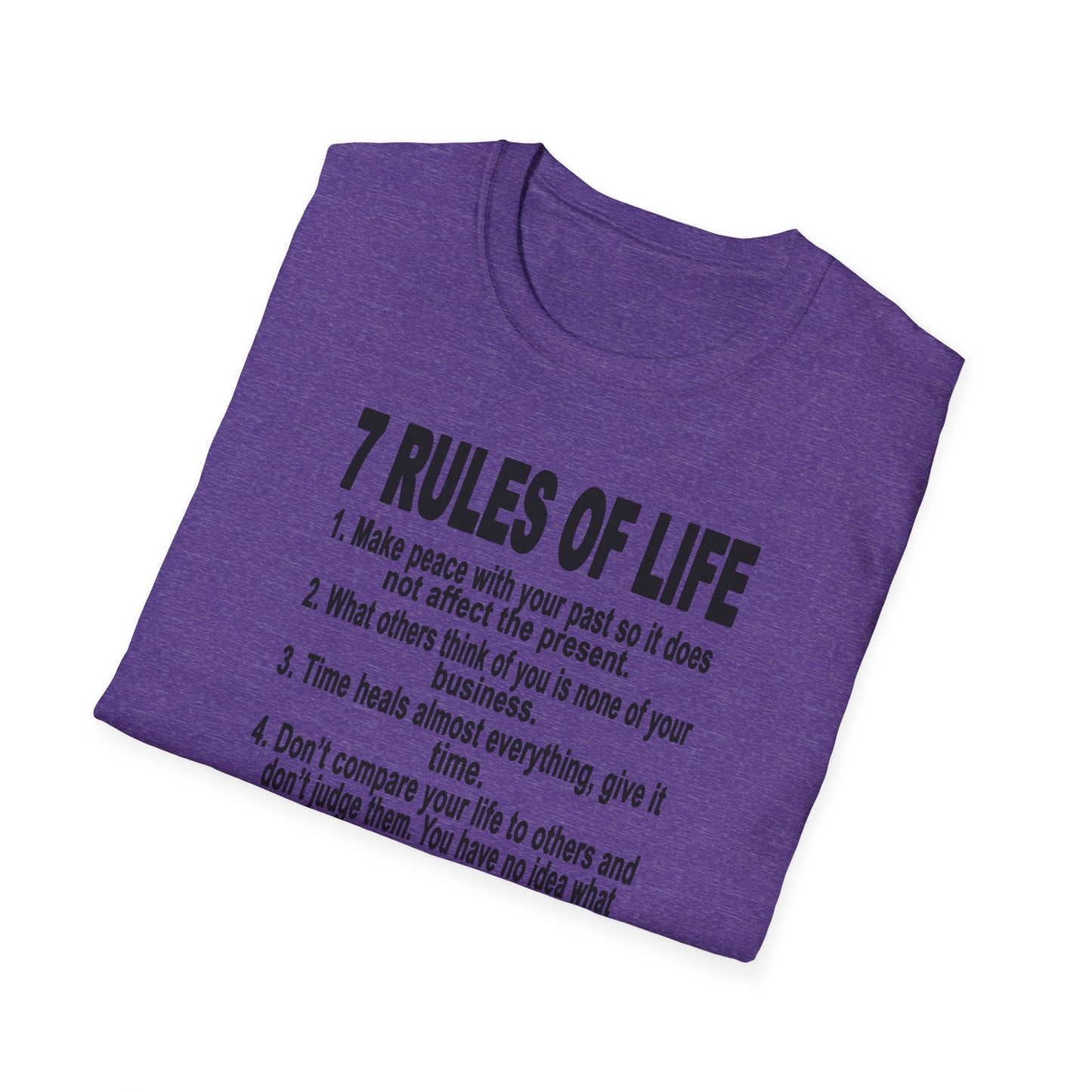7 Rules of Life Unisex Softstyle T-Shirt
