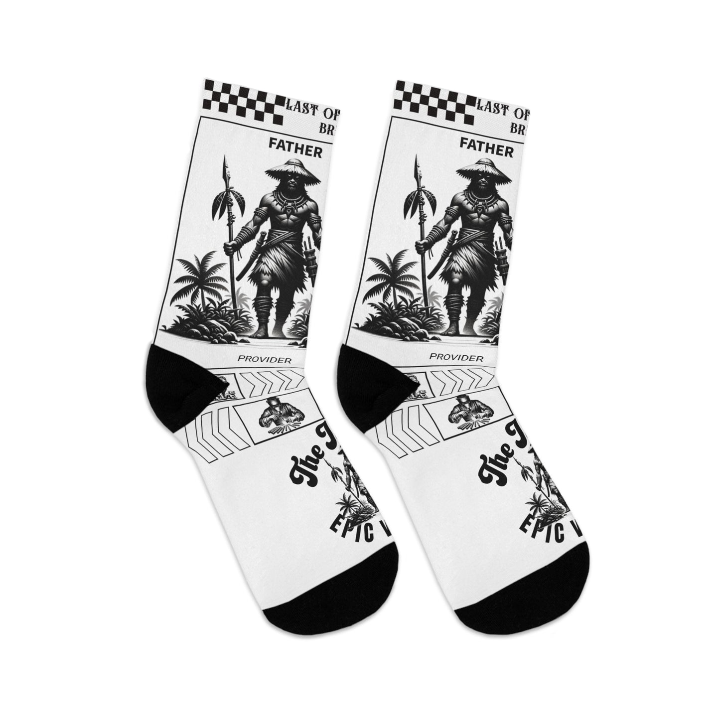 Last of a dying breed Eco-Friendly Recycled Poly Socks - Last of a Dying Breed Design