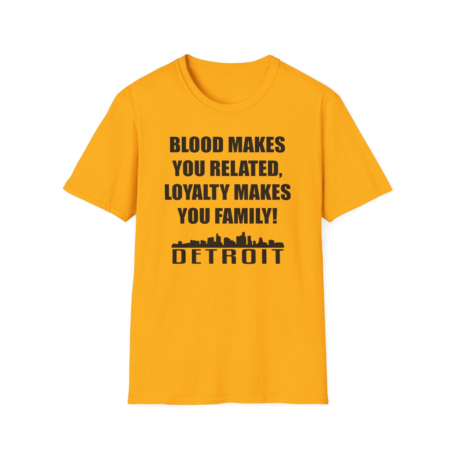 Blood Makes You Related T-Shirt - Unisex Softstyle Tee