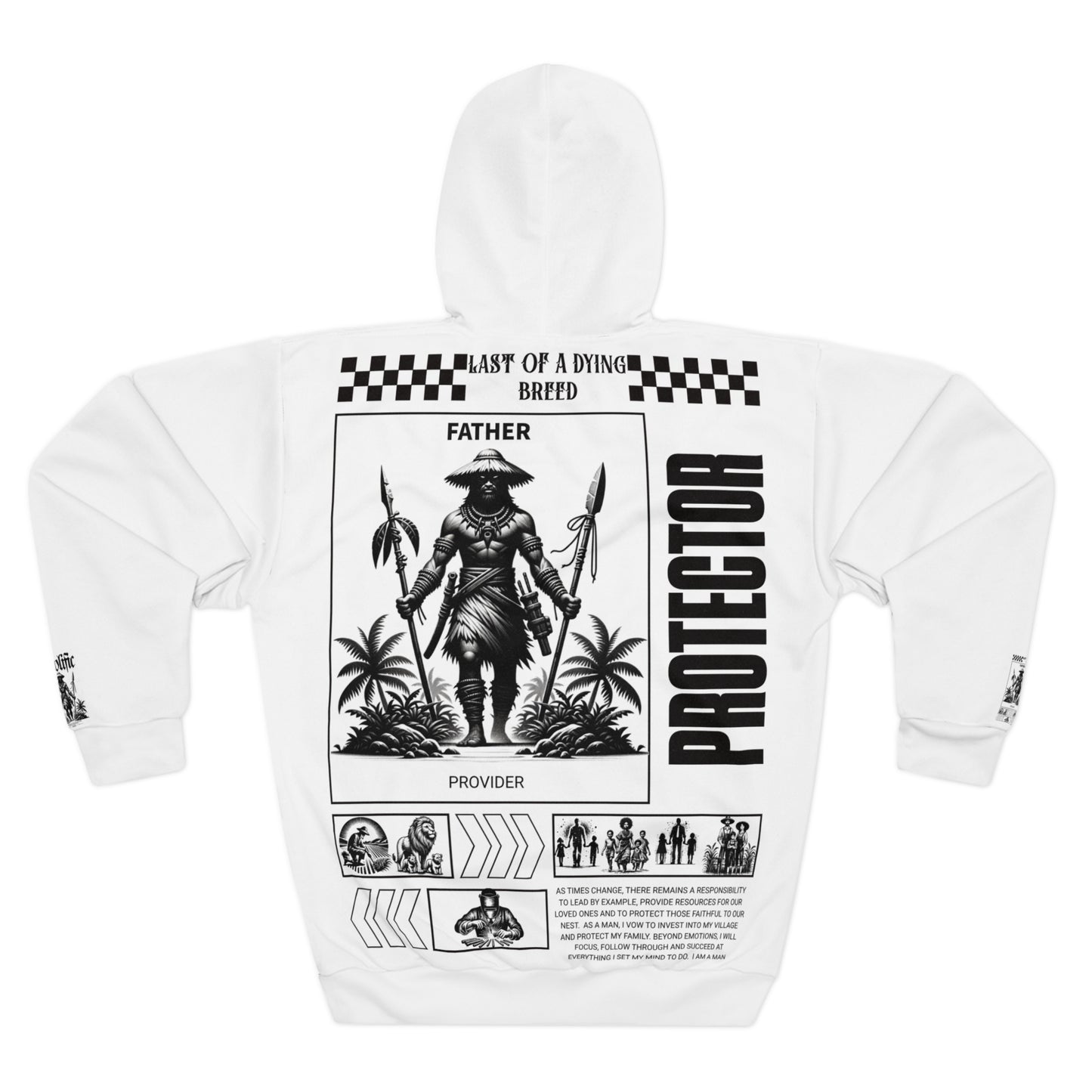 Epic Voyage Unisex Pullover Hoodie - Father's Protector Design