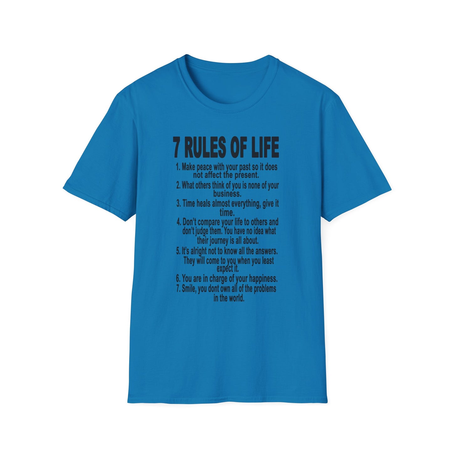 7 Rules of Life Unisex Softstyle T-Shirt