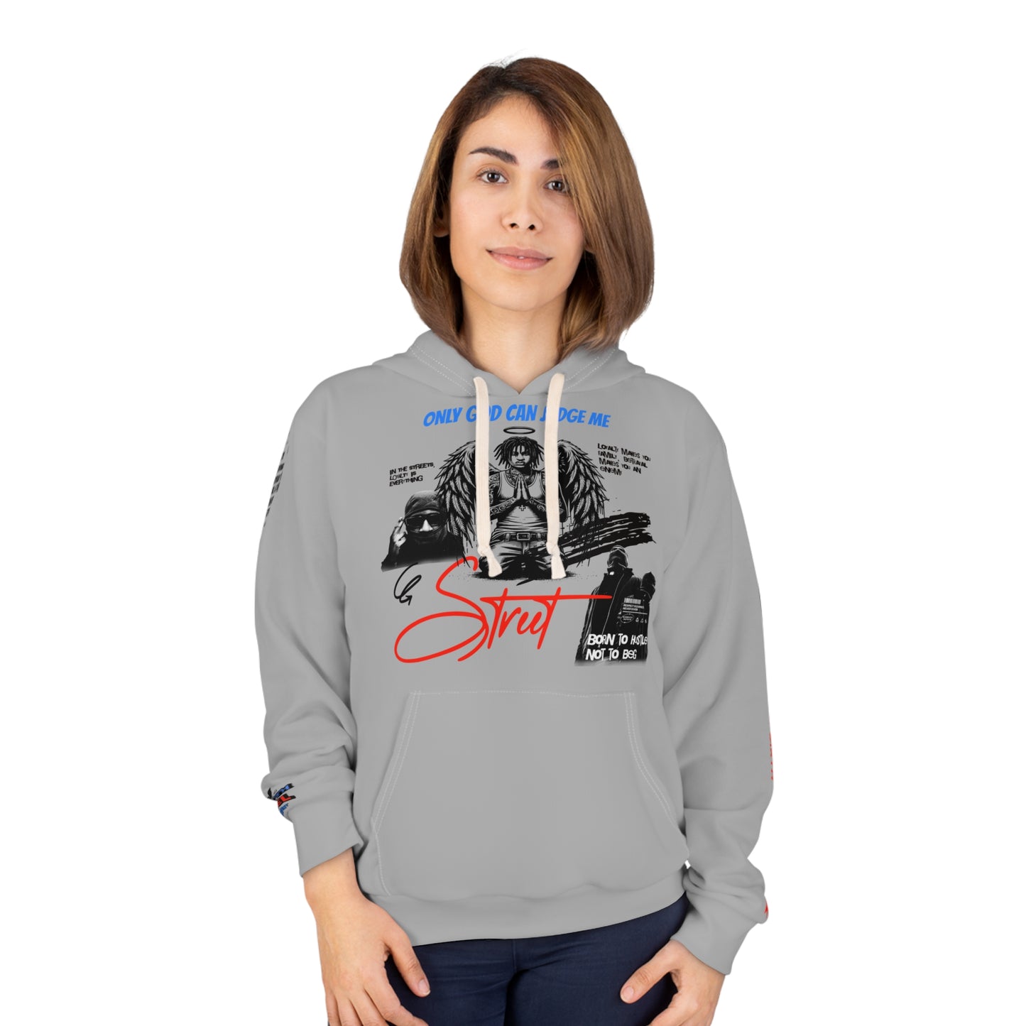 Only God Can Judge Me Graphic Unisex Pullover Hoodie - Streetwear Style