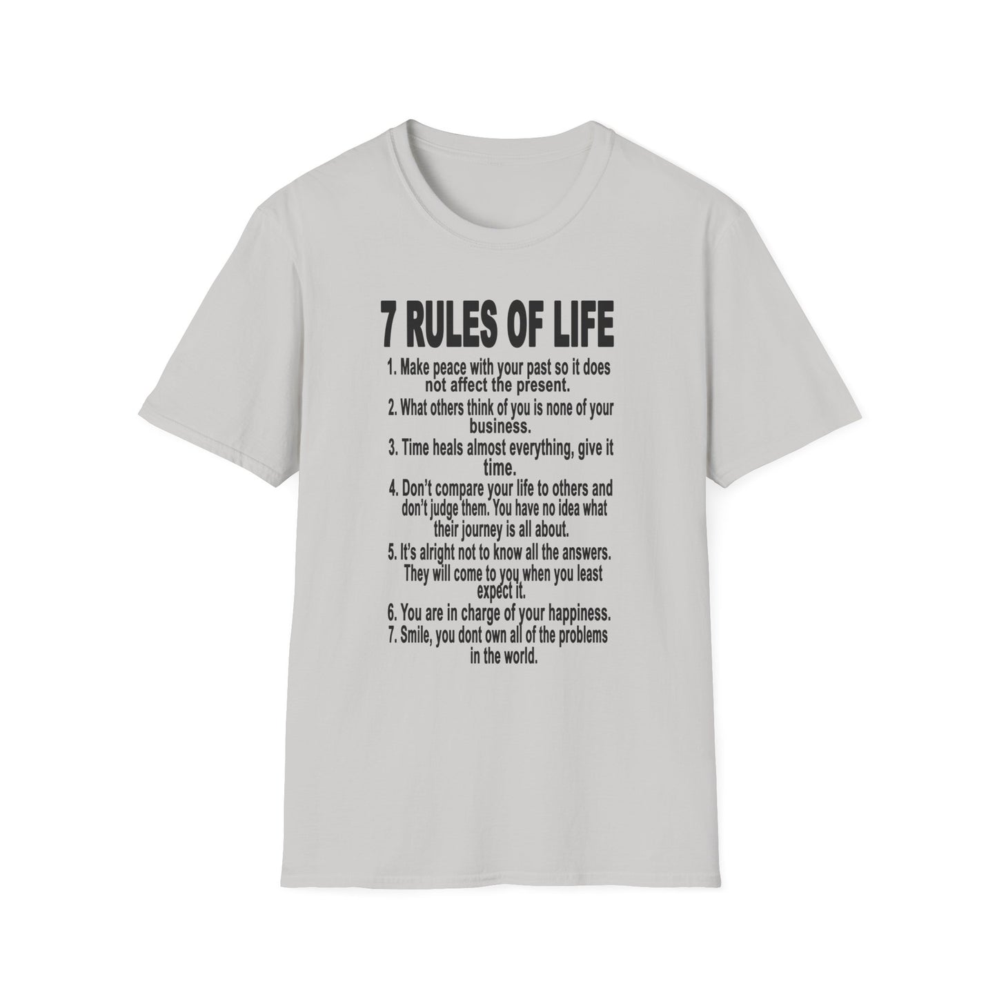 7 Rules of Life Unisex Softstyle T-Shirt