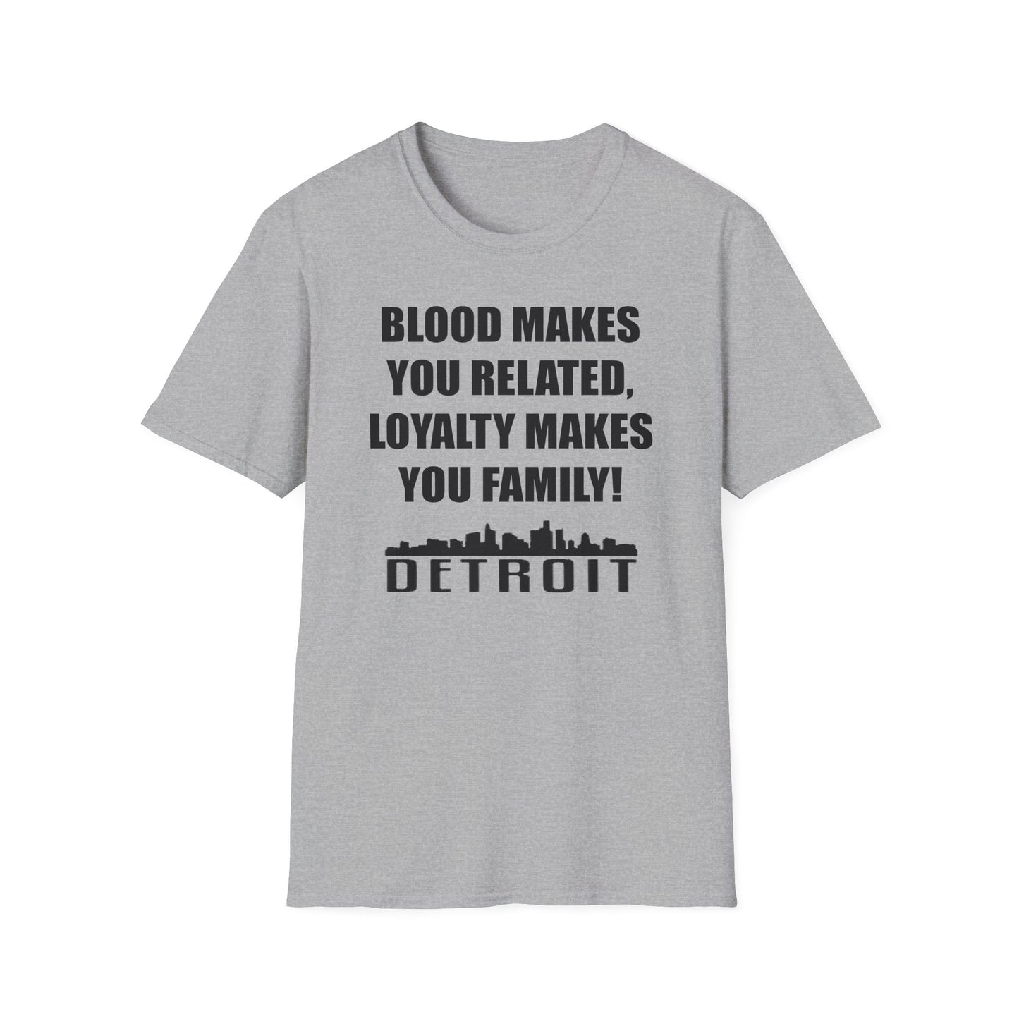 Blood Makes You Related T-Shirt - Unisex Softstyle Tee