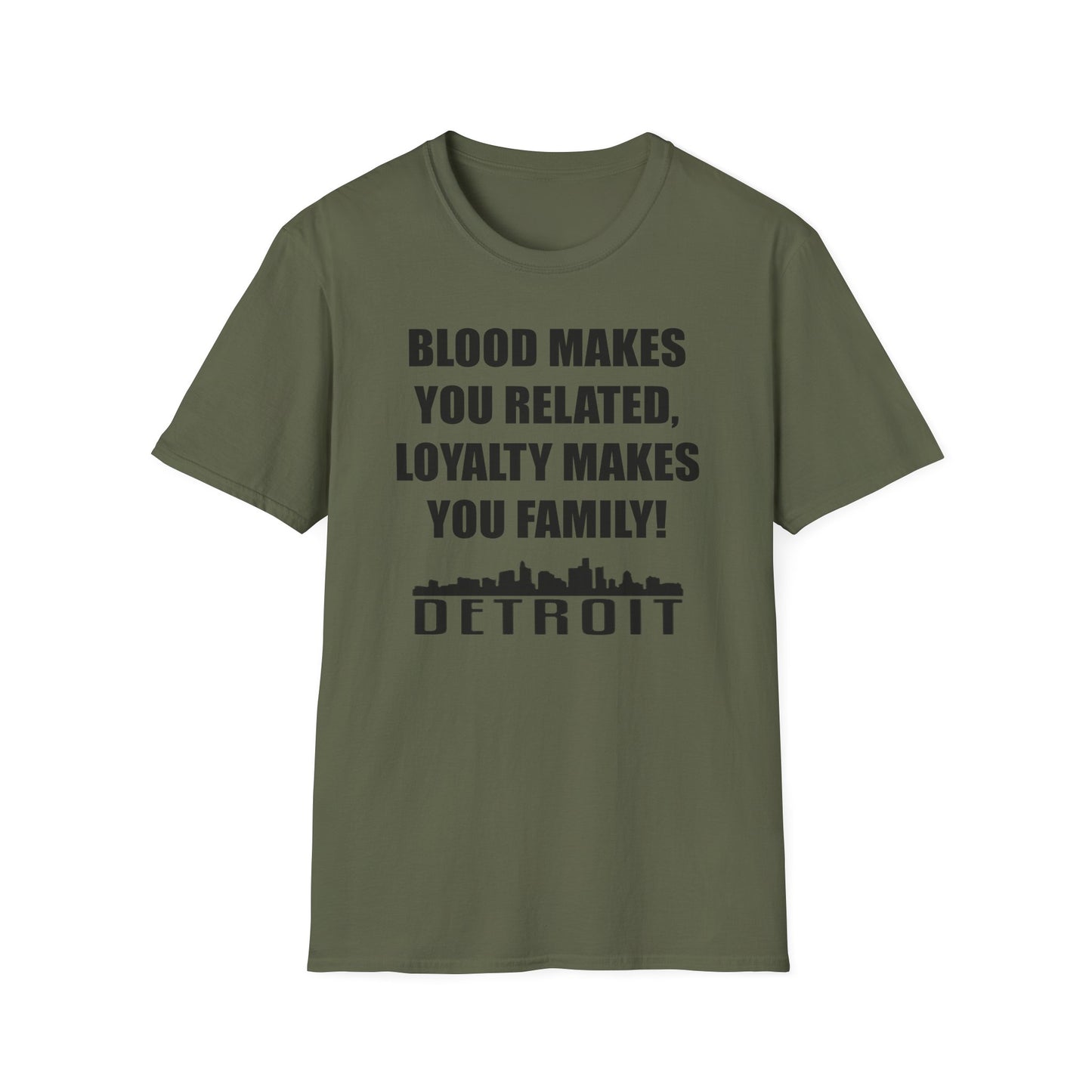 Blood Makes You Related T-Shirt - Unisex Softstyle Tee
