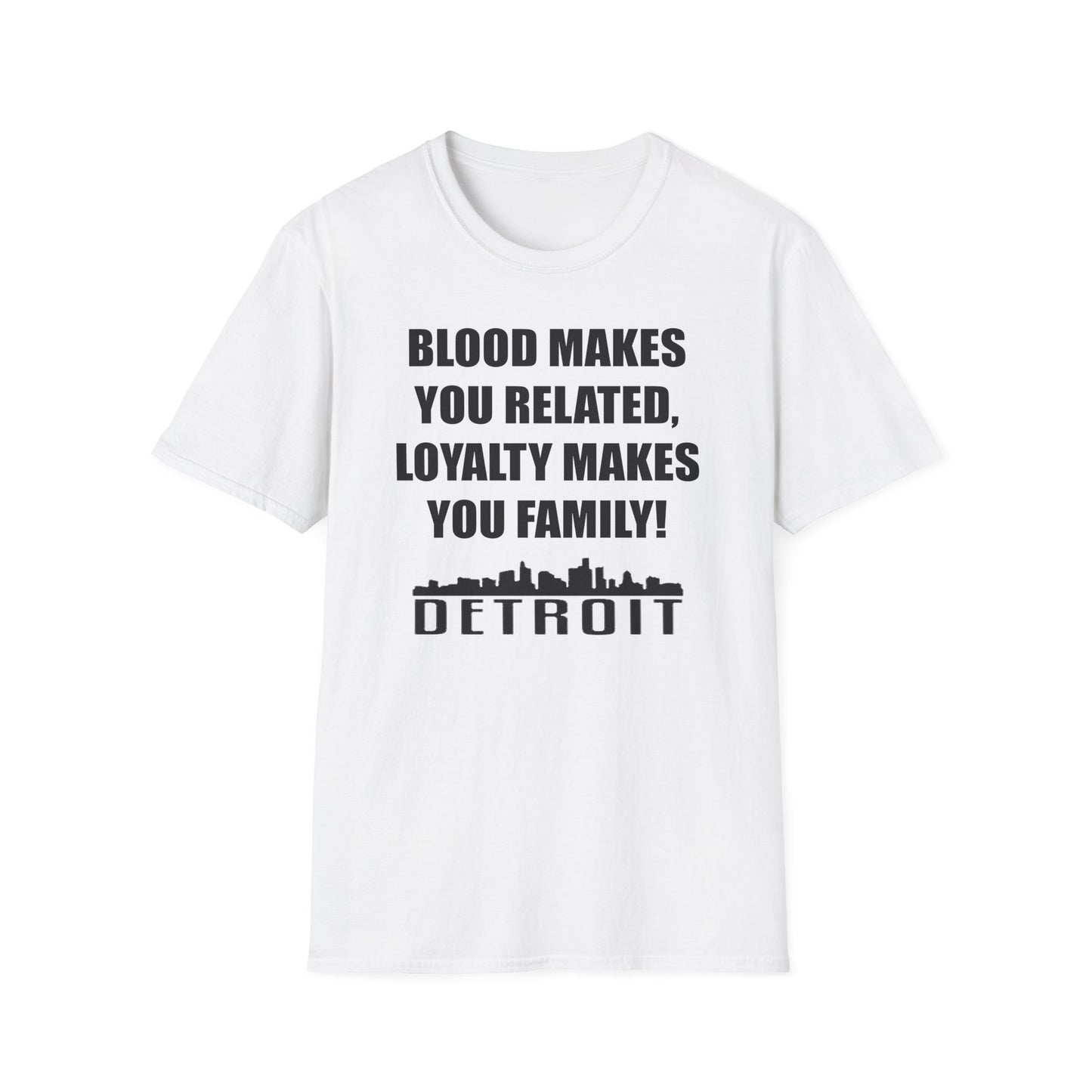 Blood Makes You Related T-Shirt - Unisex Softstyle Tee