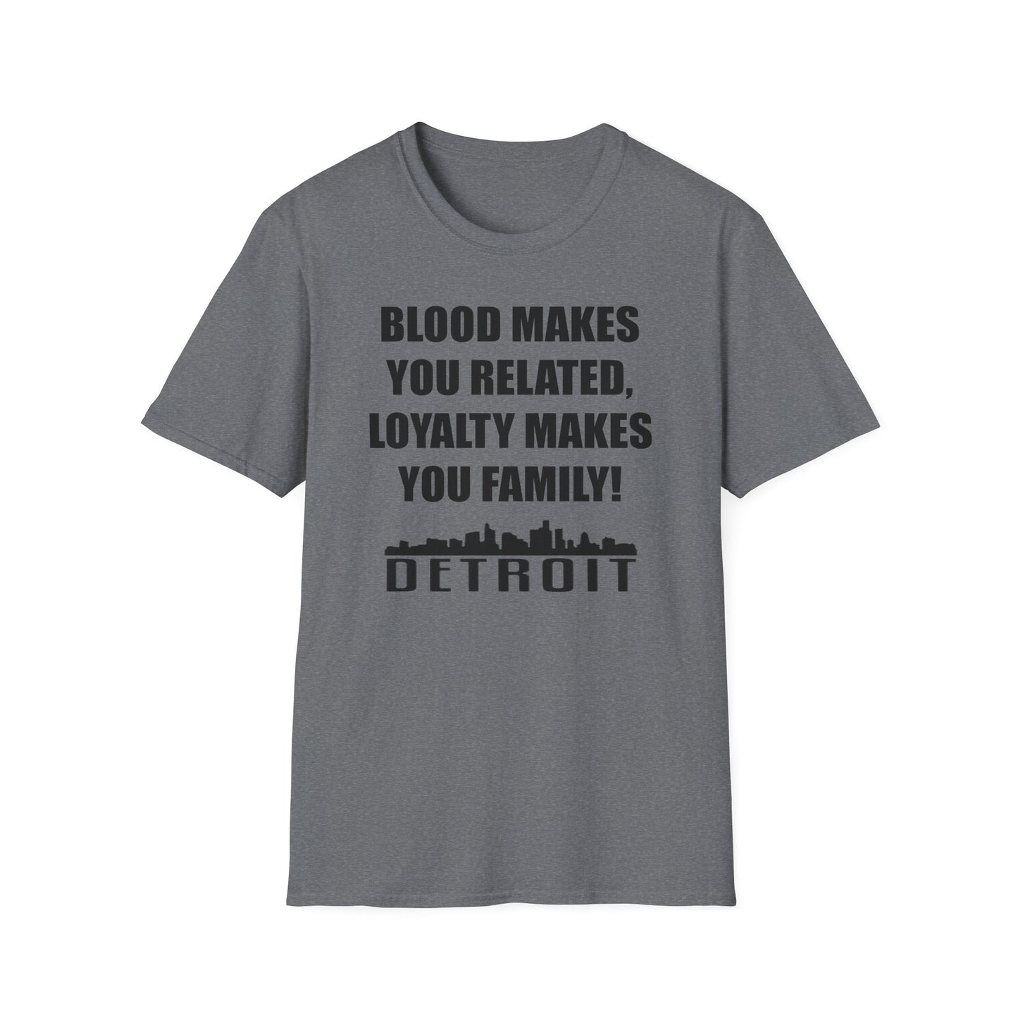 Blood Makes You Related T-Shirt - Unisex Softstyle Tee