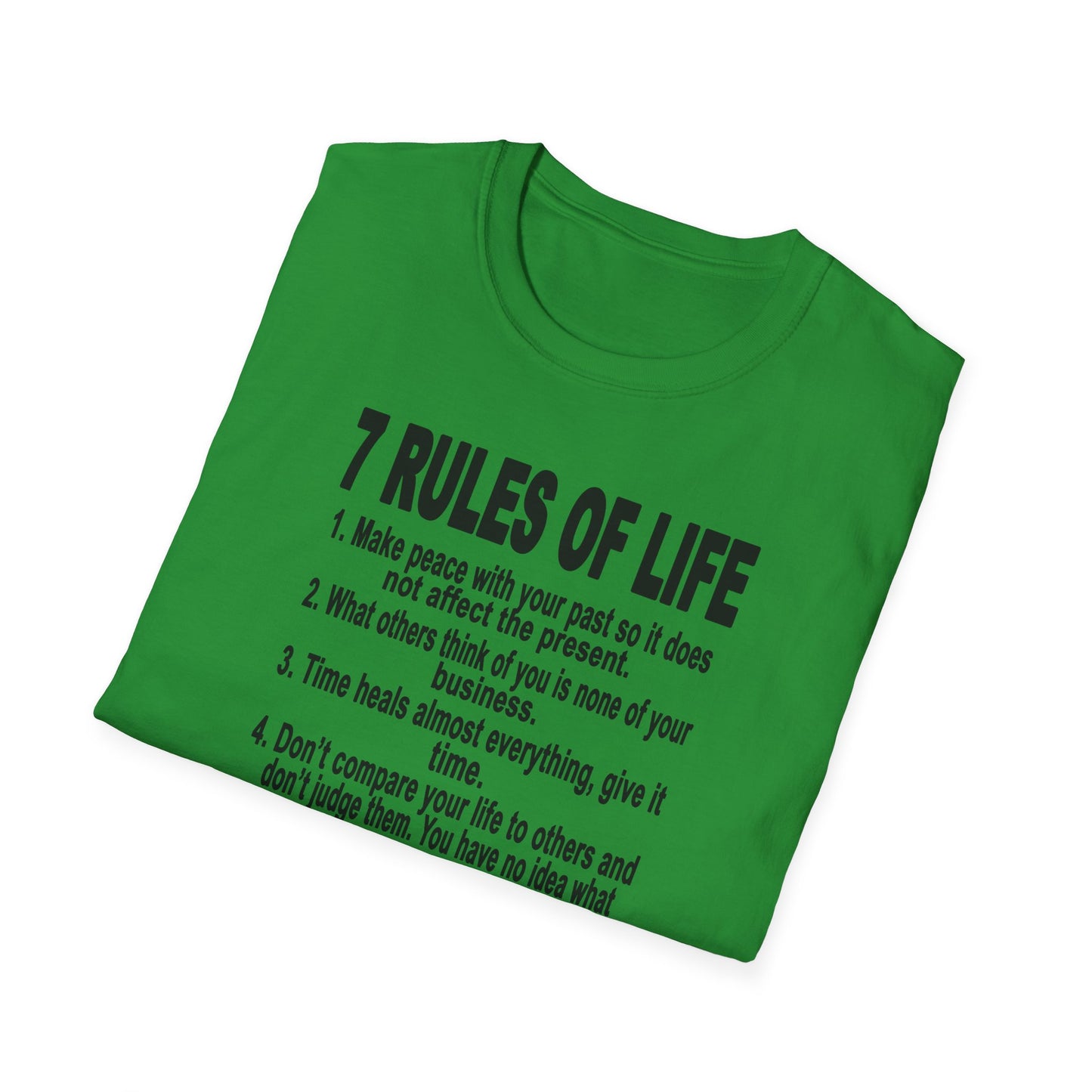7 Rules of Life Unisex Softstyle T-Shirt