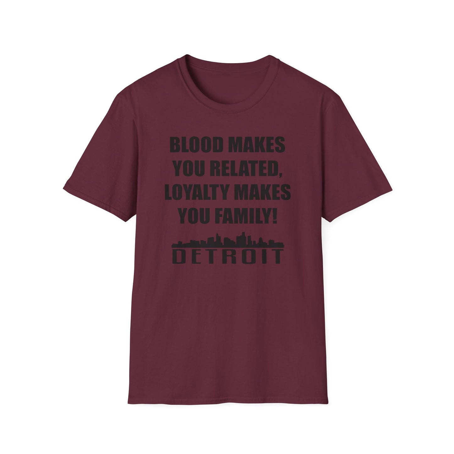 Blood Makes You Related T-Shirt - Unisex Softstyle Tee