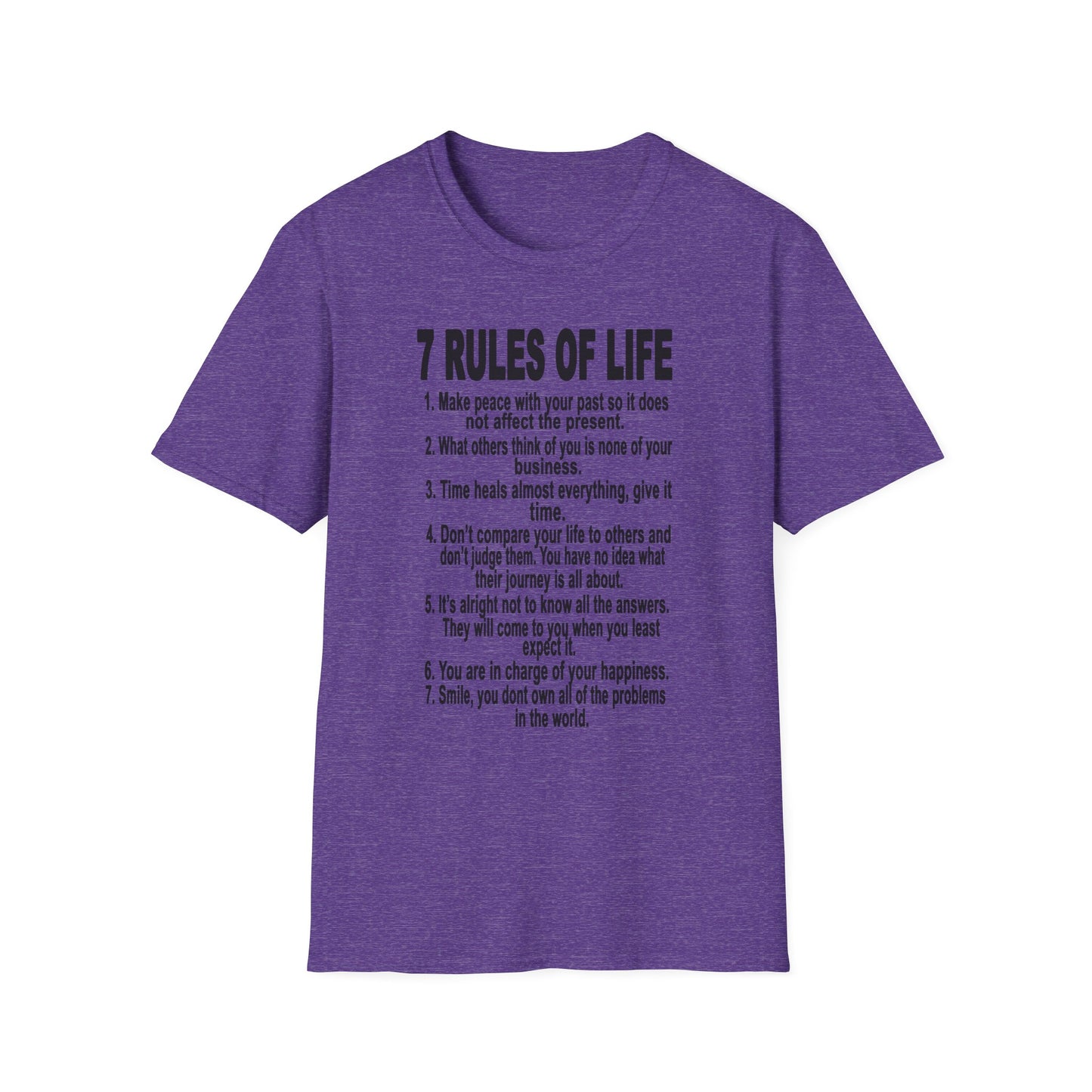 7 Rules of Life Unisex Softstyle T-Shirt