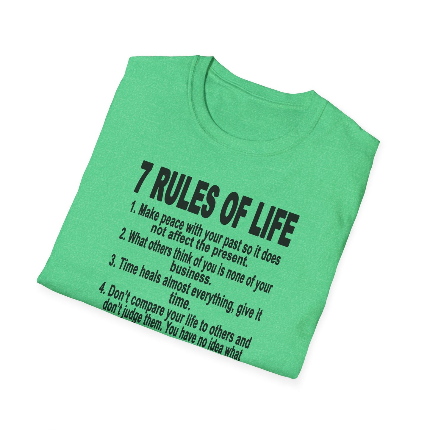7 Rules of Life Unisex Softstyle T-Shirt