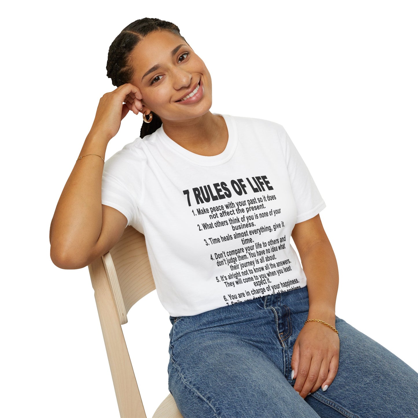 7 Rules of Life Unisex Softstyle T-Shirt