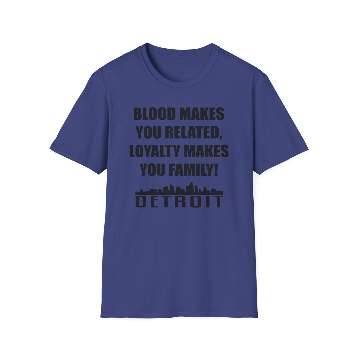 Blood Makes You Related T-Shirt - Unisex Softstyle Tee