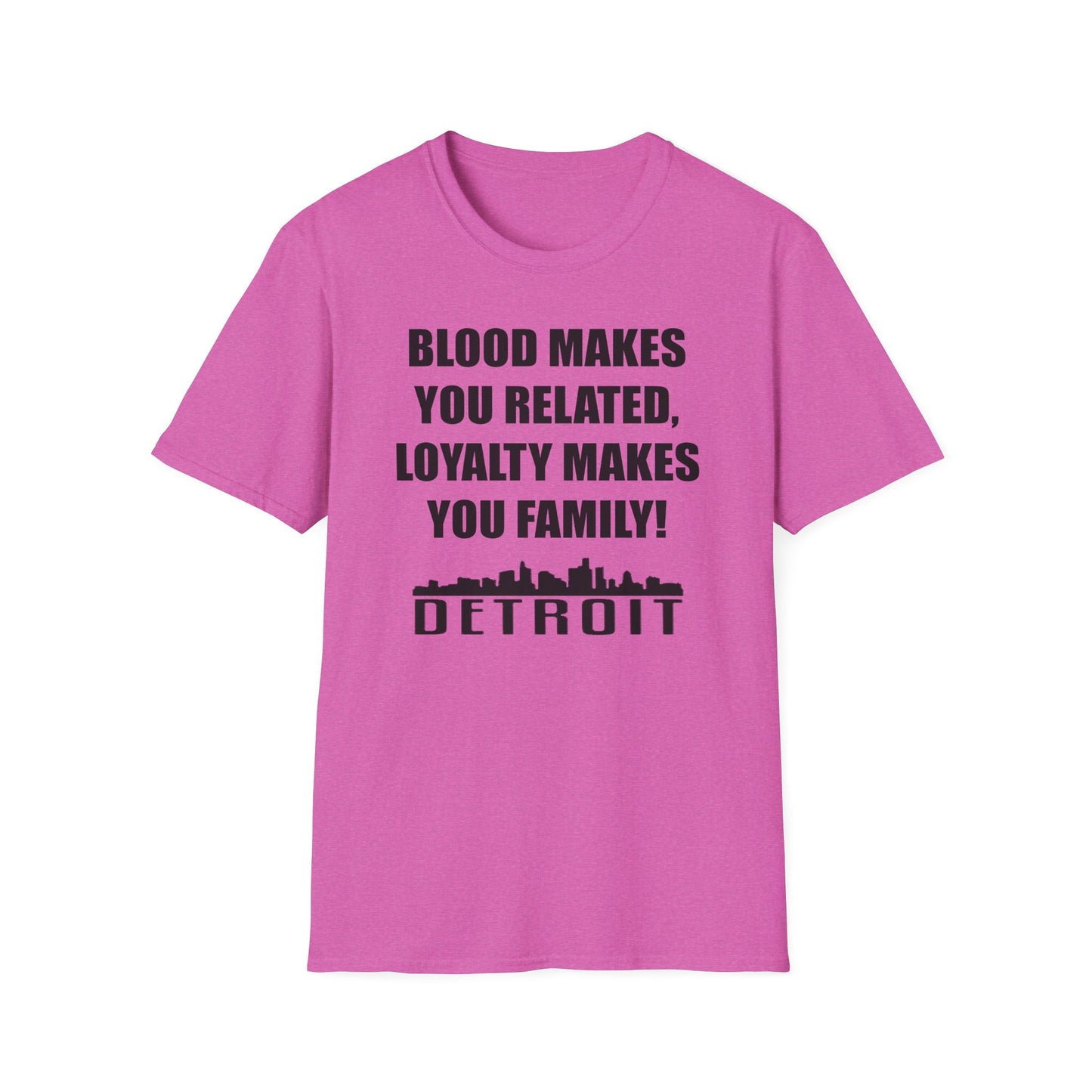 Blood Makes You Related T-Shirt - Unisex Softstyle Tee