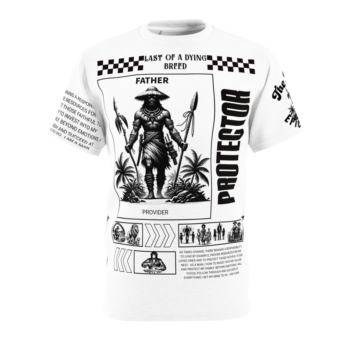 'Last of a Dying Breed' Unisex Cut & Sew Tee - Protector & Provider T-Shirt