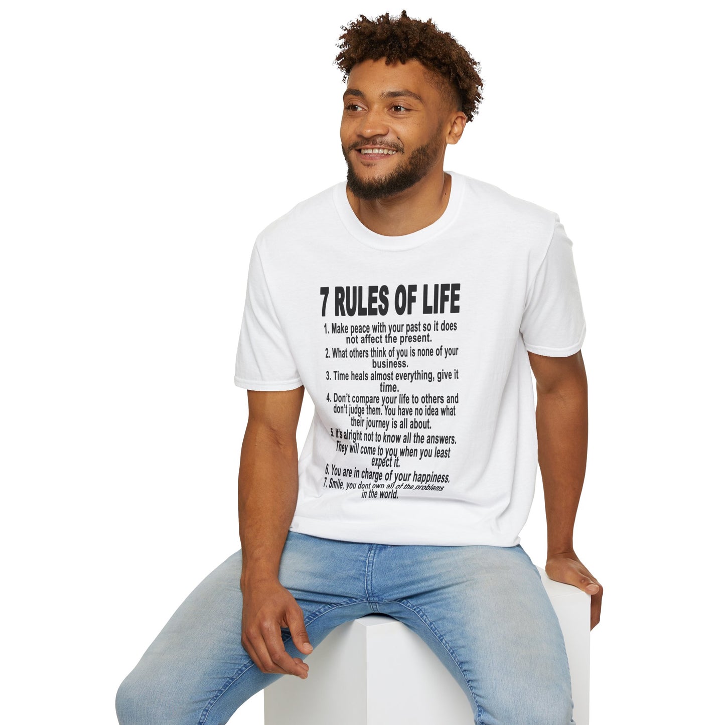 7 Rules of Life Unisex Softstyle T-Shirt