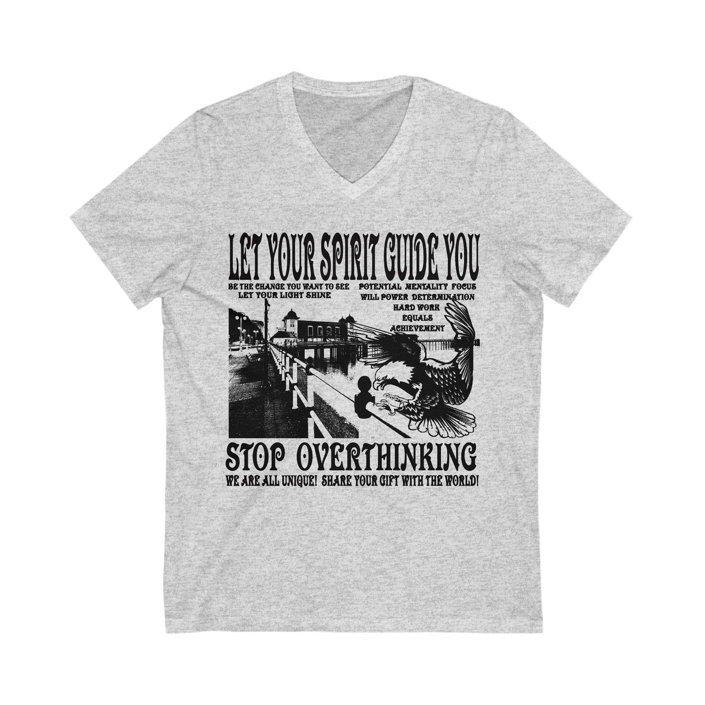 Let Your Spirit Guide You Unisex V-Neck Tee