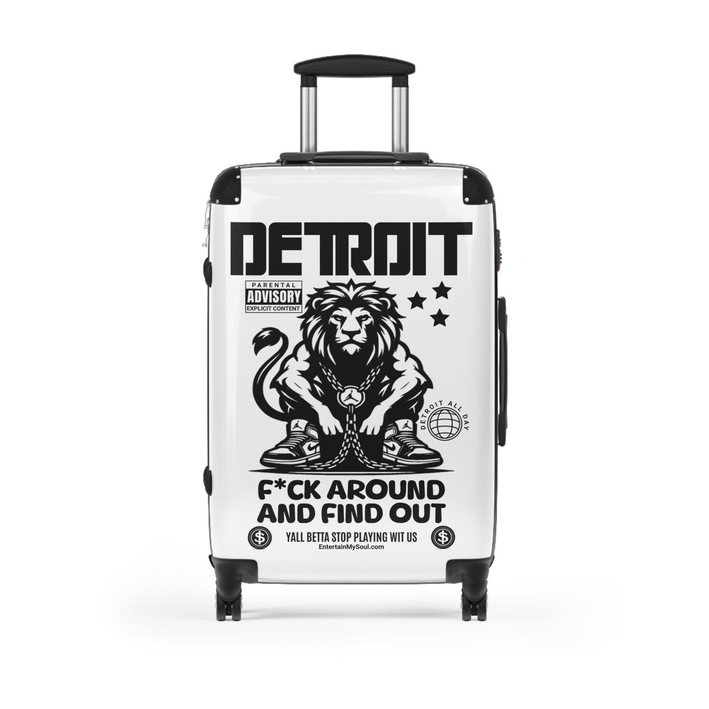 F*ck Around and Find Out Luggage for Adventurers, Unique Gift for Travelers, Weekend Getaways, Travel Accessories