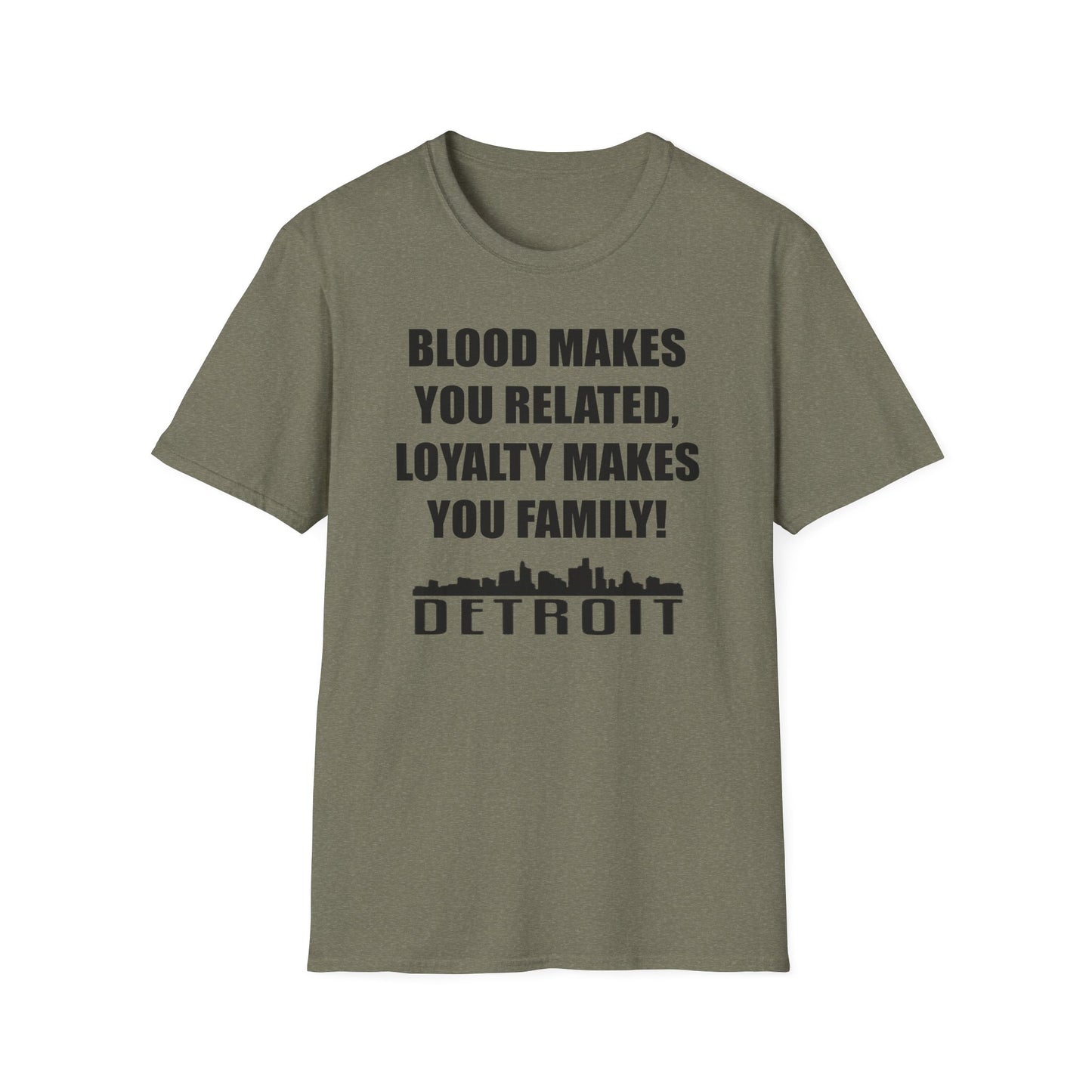 Blood Makes You Related T-Shirt - Unisex Softstyle Tee