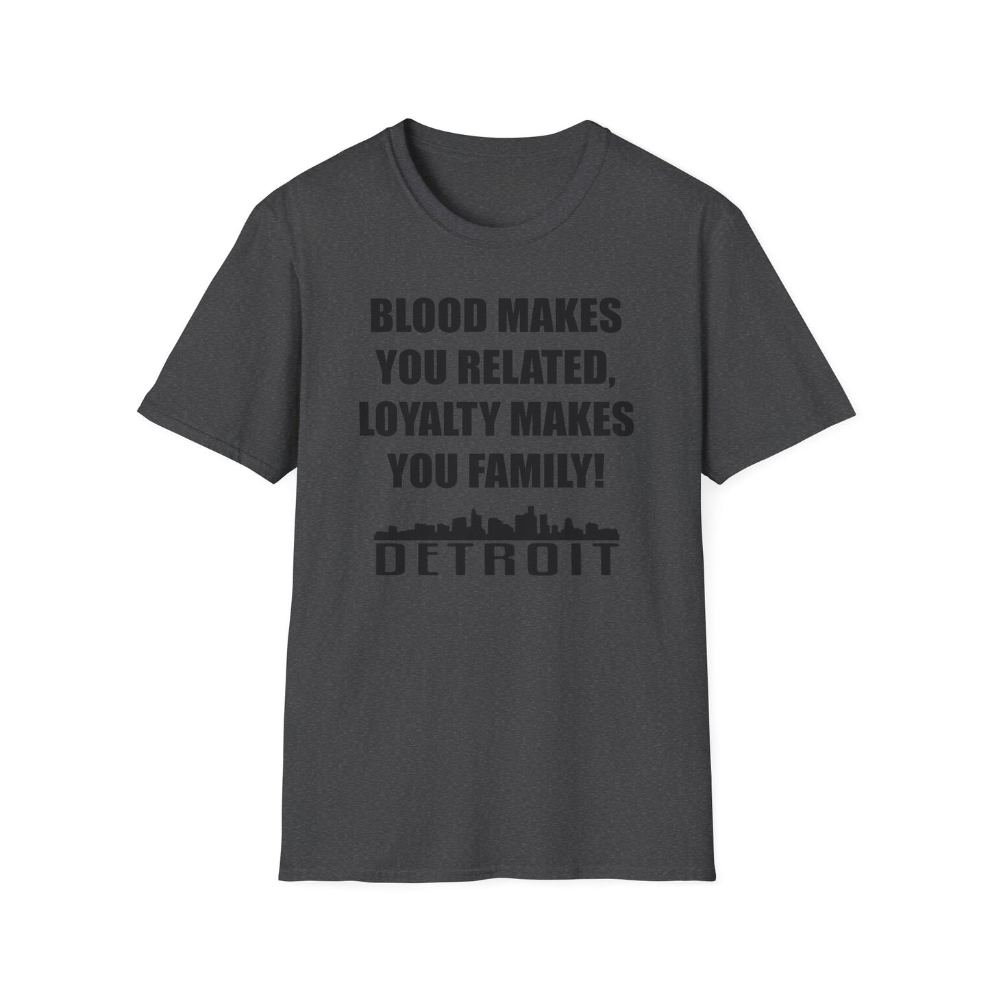 Blood Makes You Related T-Shirt - Unisex Softstyle Tee