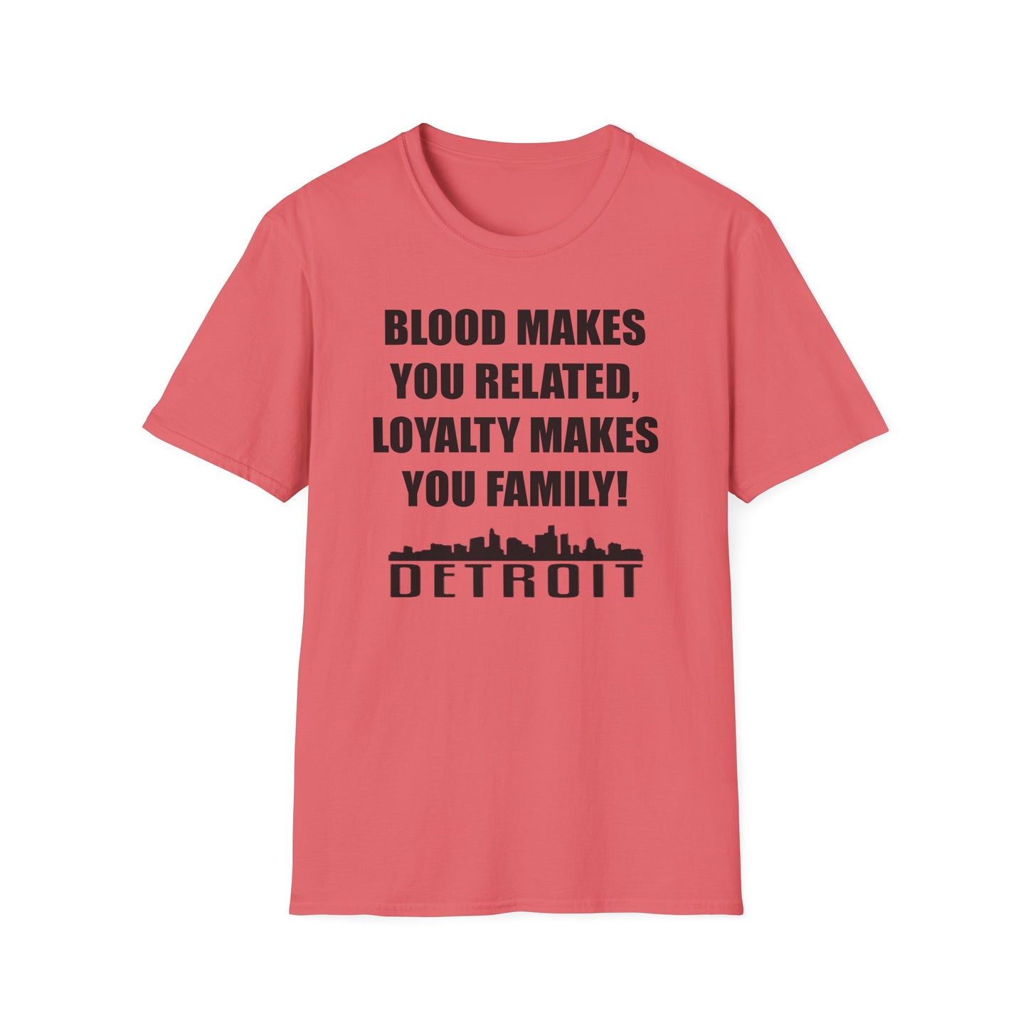 Blood Makes You Related T-Shirt - Unisex Softstyle Tee