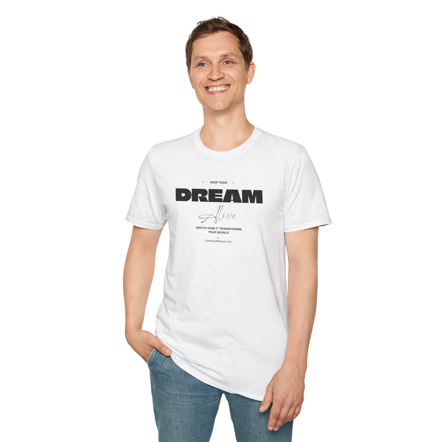 Keep Your Dream Alive T-Shirt, Motivational Tee, Dreamer Shirt, Gift for Dream Chasers, Perfect for Casual Wear, Fitness Enthusiast