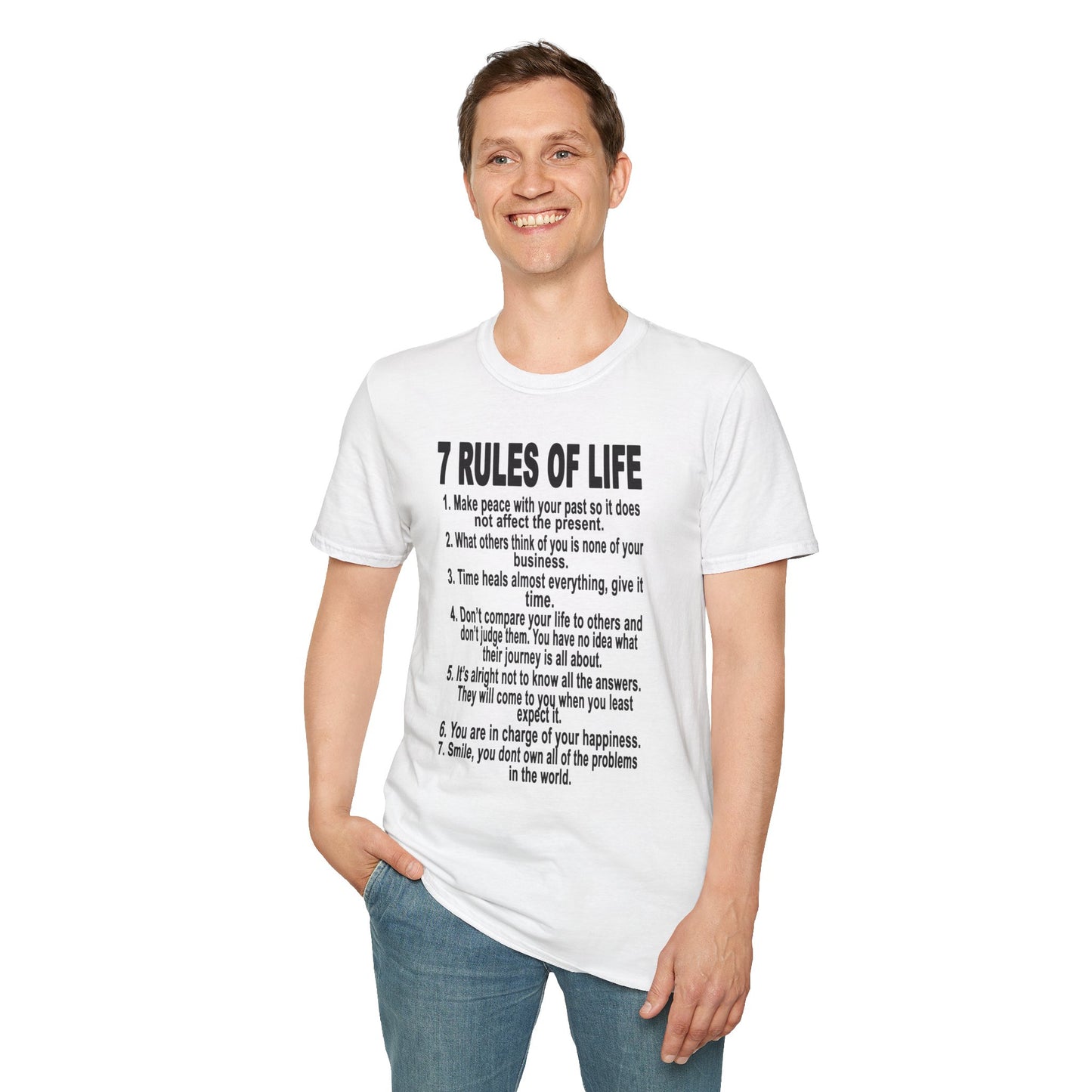 7 Rules of Life Unisex Softstyle T-Shirt