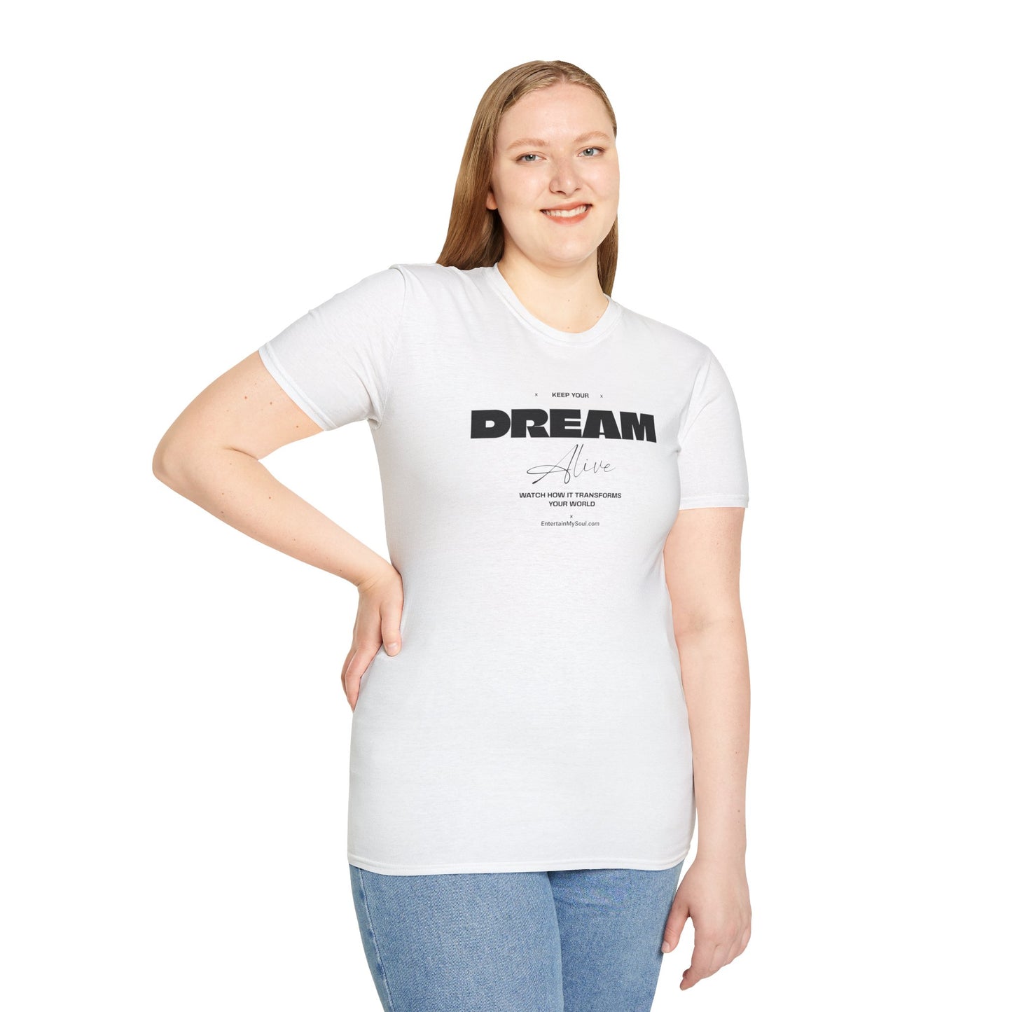 Keep Your Dream Alive T-Shirt, Motivational Tee, Dreamer Shirt, Gift for Dream Chasers, Perfect for Casual Wear, Fitness Enthusiast