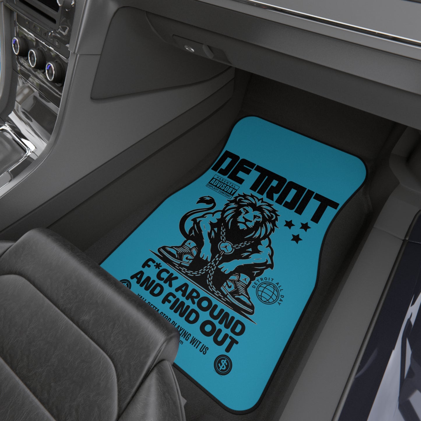 F*ck Around and Find Out Car Mats, Auto Accessories, Custom Floor Mats, Car Decor, Unique Gifts