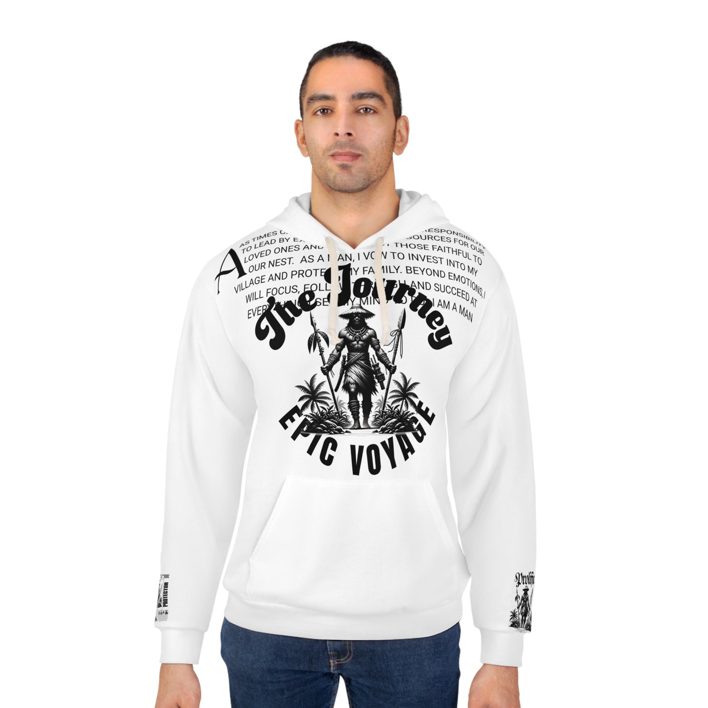 Epic Voyage Unisex Pullover Hoodie - Father's Protector Design