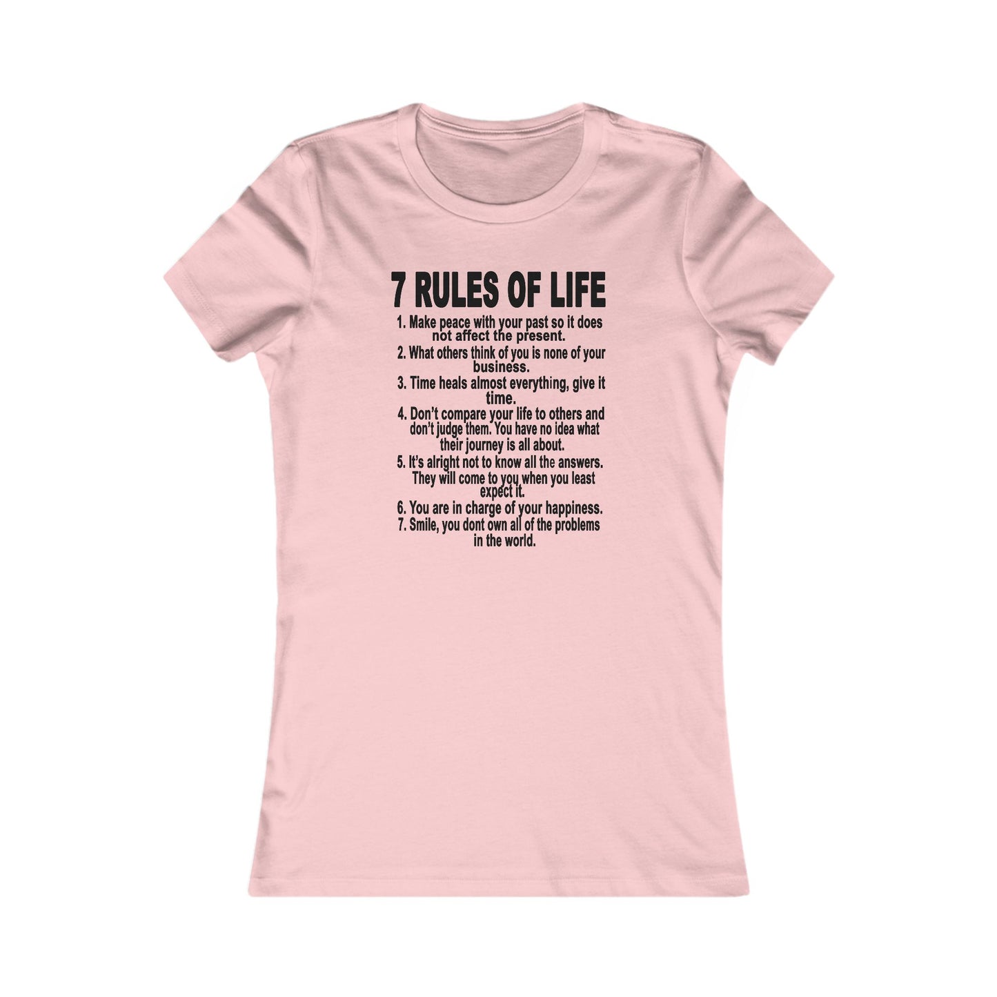 7 Rules of Life Women's T Shirt