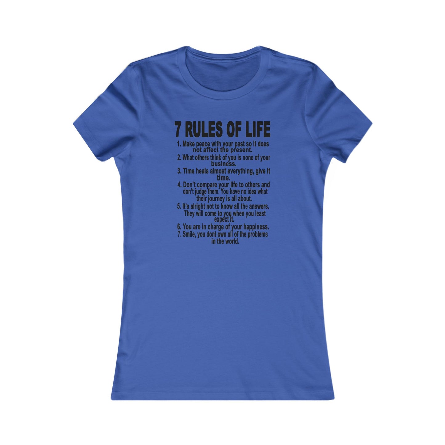 7 Rules of Life Women's T Shirt