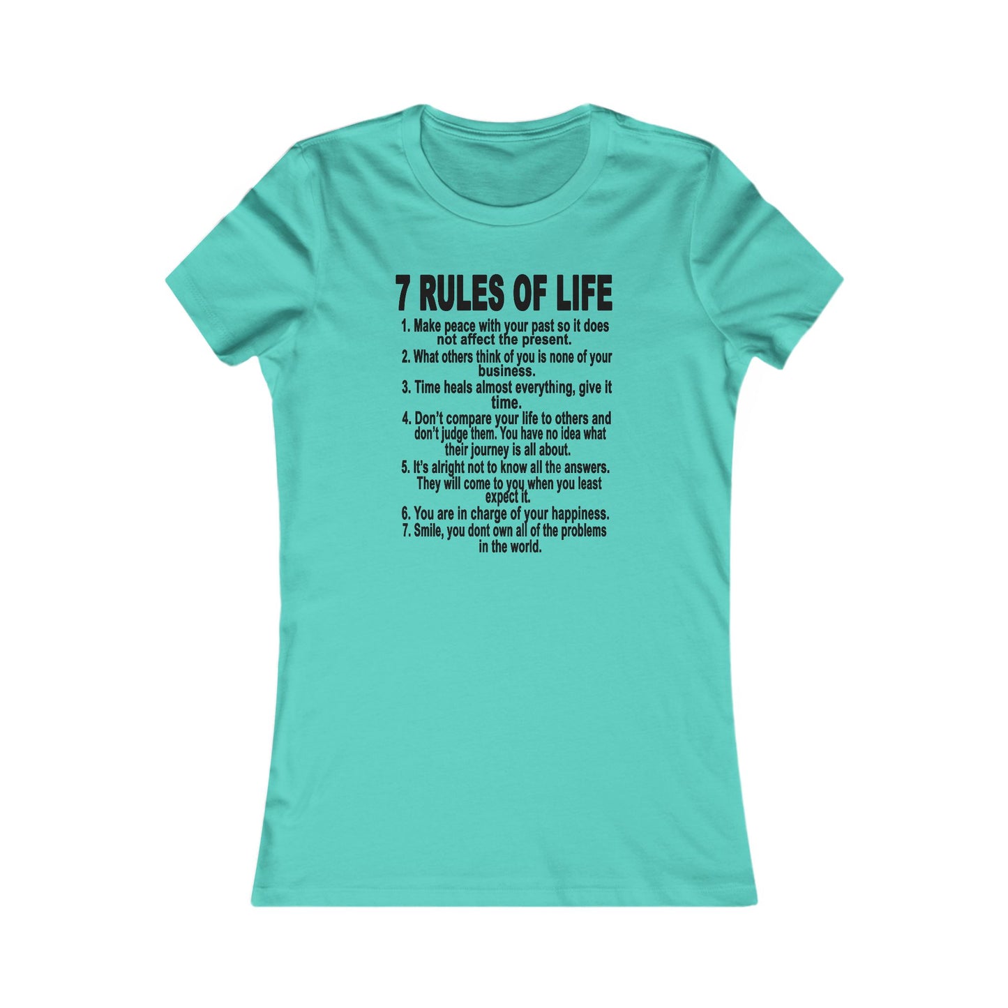7 Rules of Life Women's T Shirt