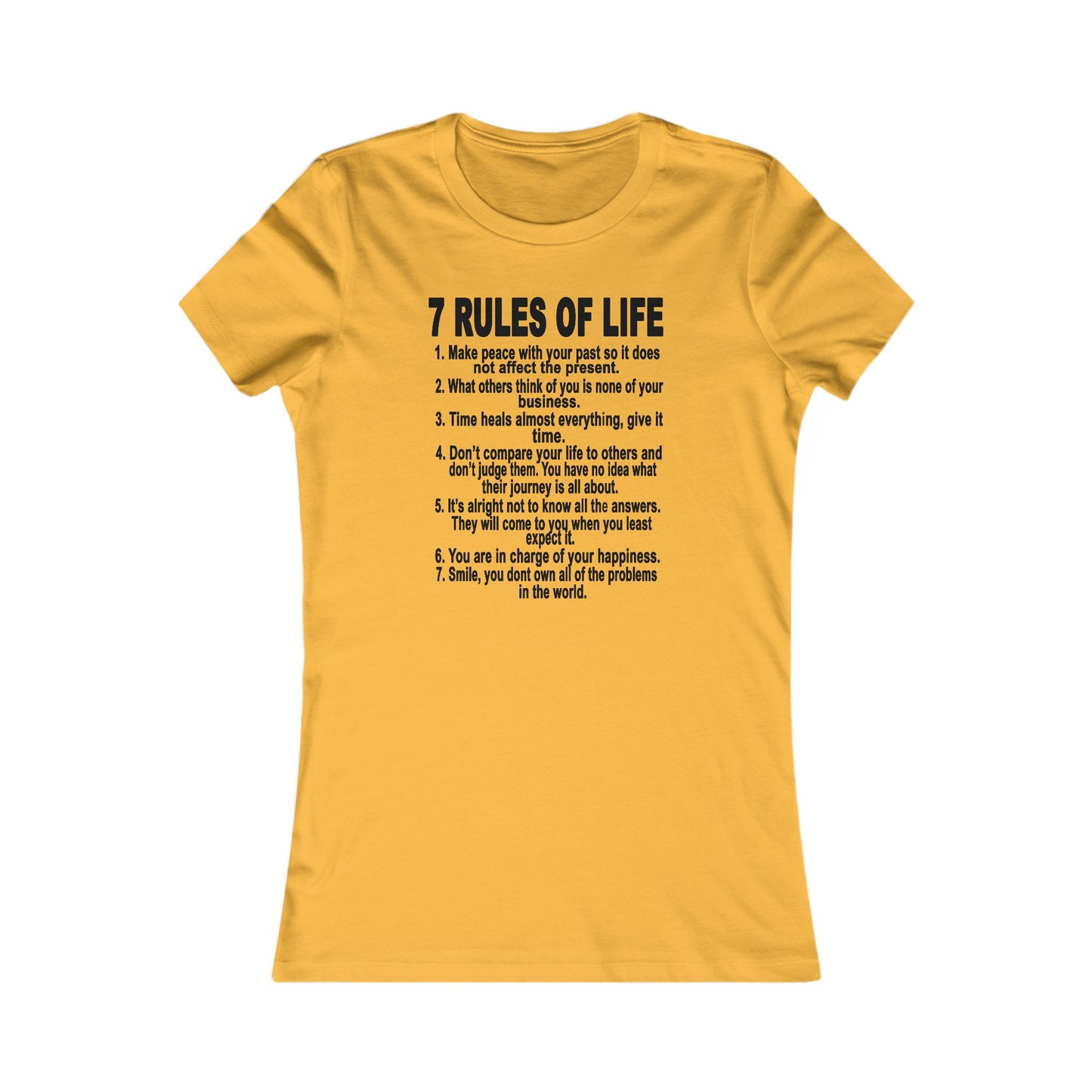 7 Rules of Life Women's T Shirt