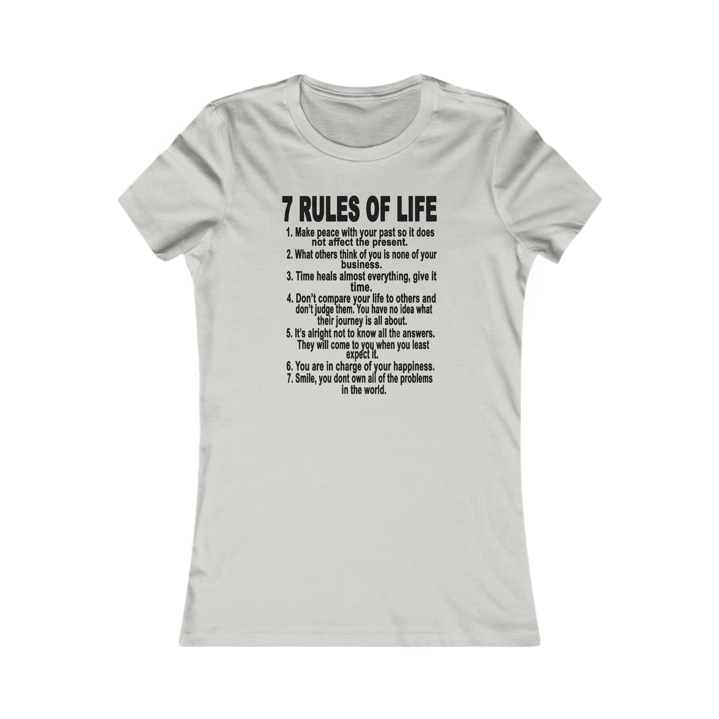 7 Rules of Life Women's T Shirt