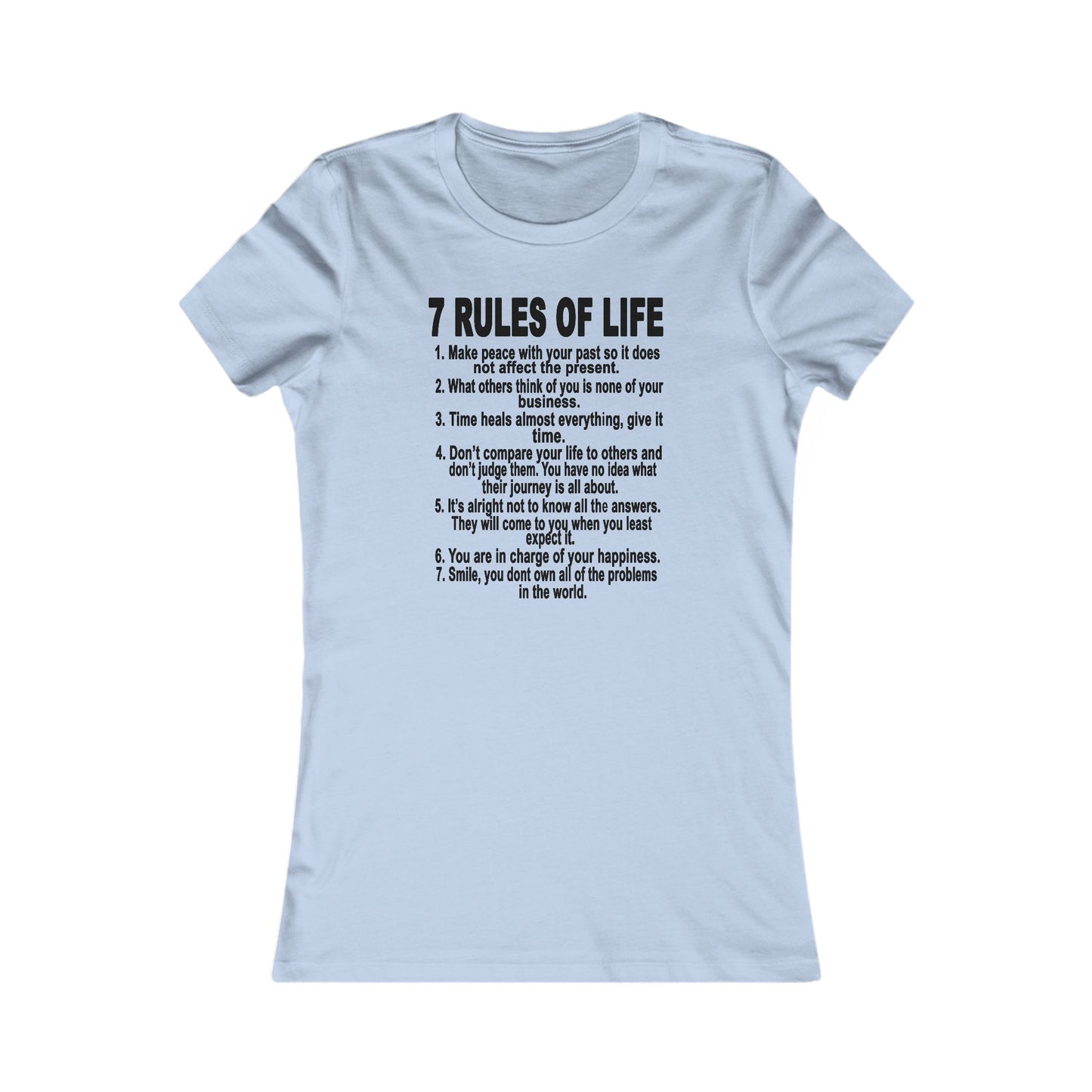 7 Rules of Life Women's T Shirt