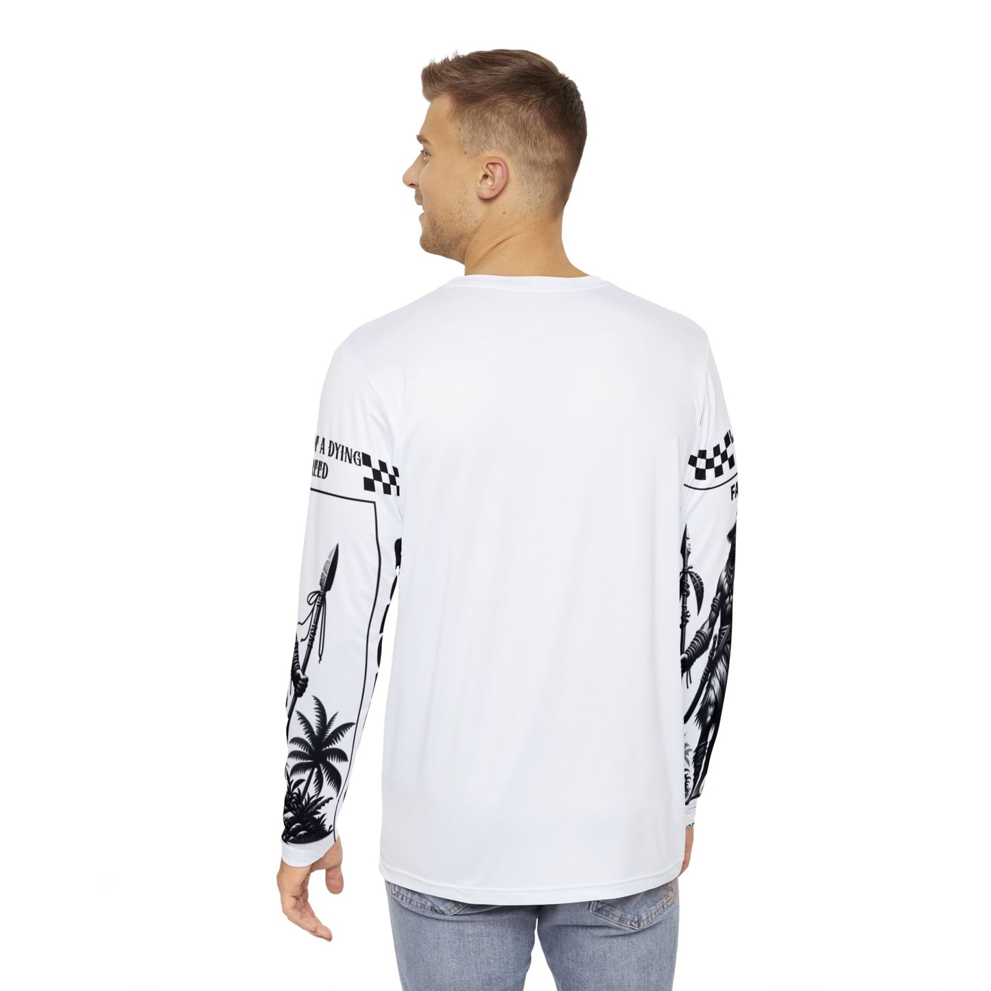 Men's Long Sleeve Graphic Shirt - Bold Island Vibes
