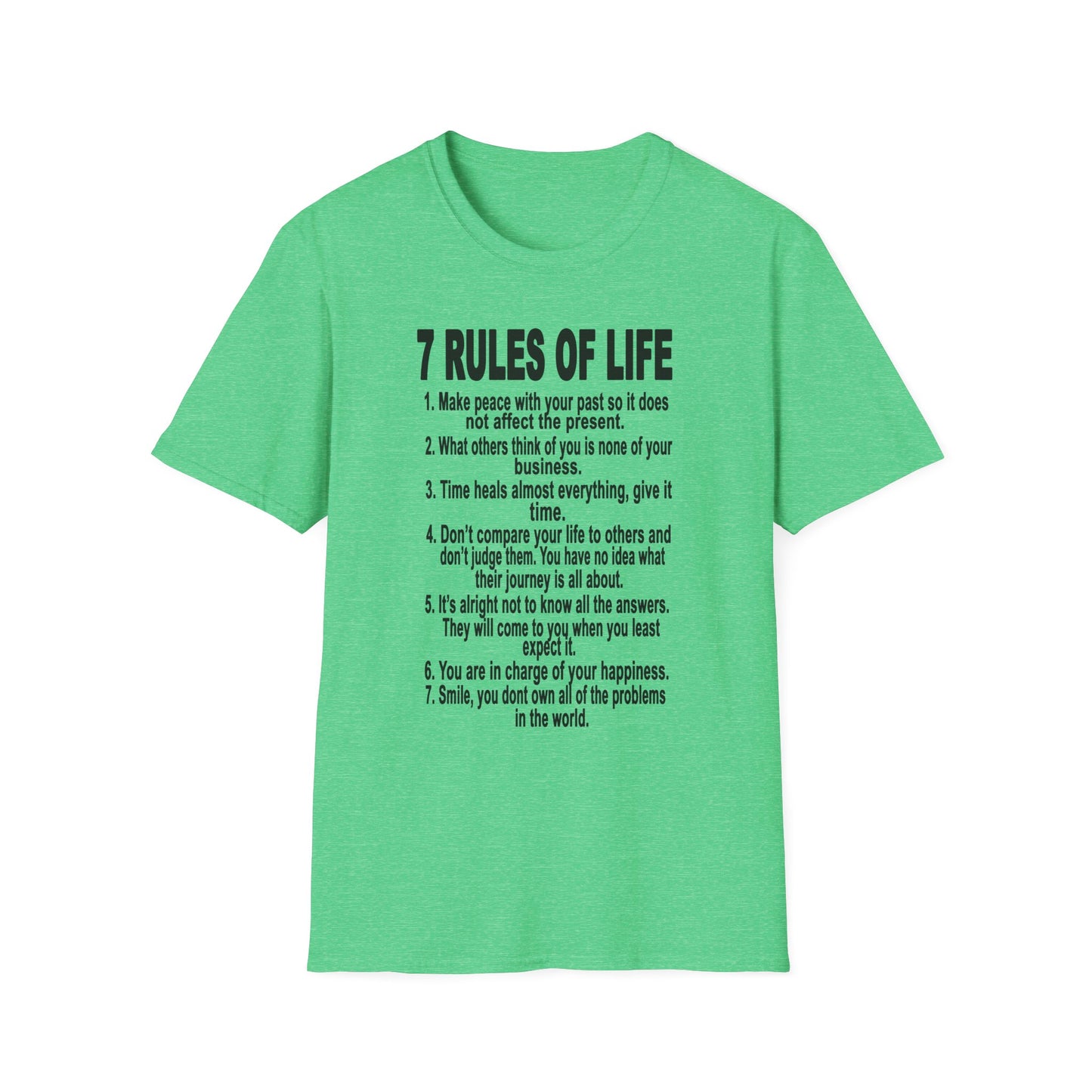 7 Rules of Life Unisex Softstyle T-Shirt