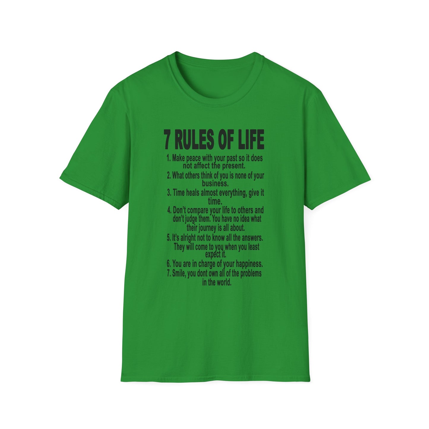 7 Rules of Life Unisex Softstyle T-Shirt