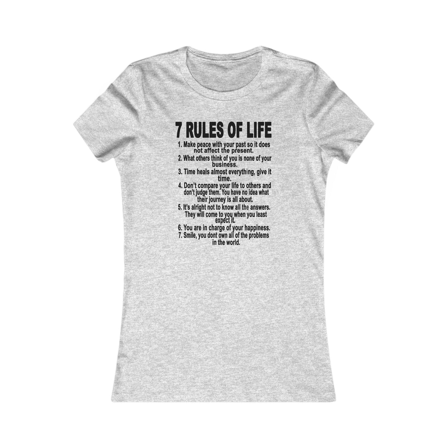 7 Rules of Life Women's T Shirt