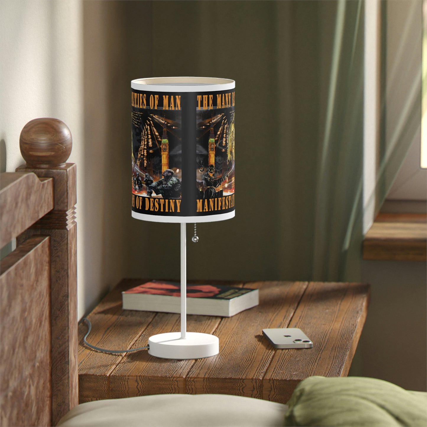 Manifestation of Destiny Lamp on a Stand, US|CA plug