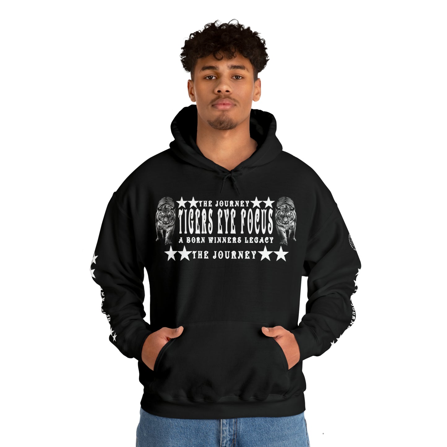 Tigers Eye Focus Unisex Heavy Blend™ Hooded Sweatshirt