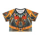 Butterflies Crop Tee (AOP)