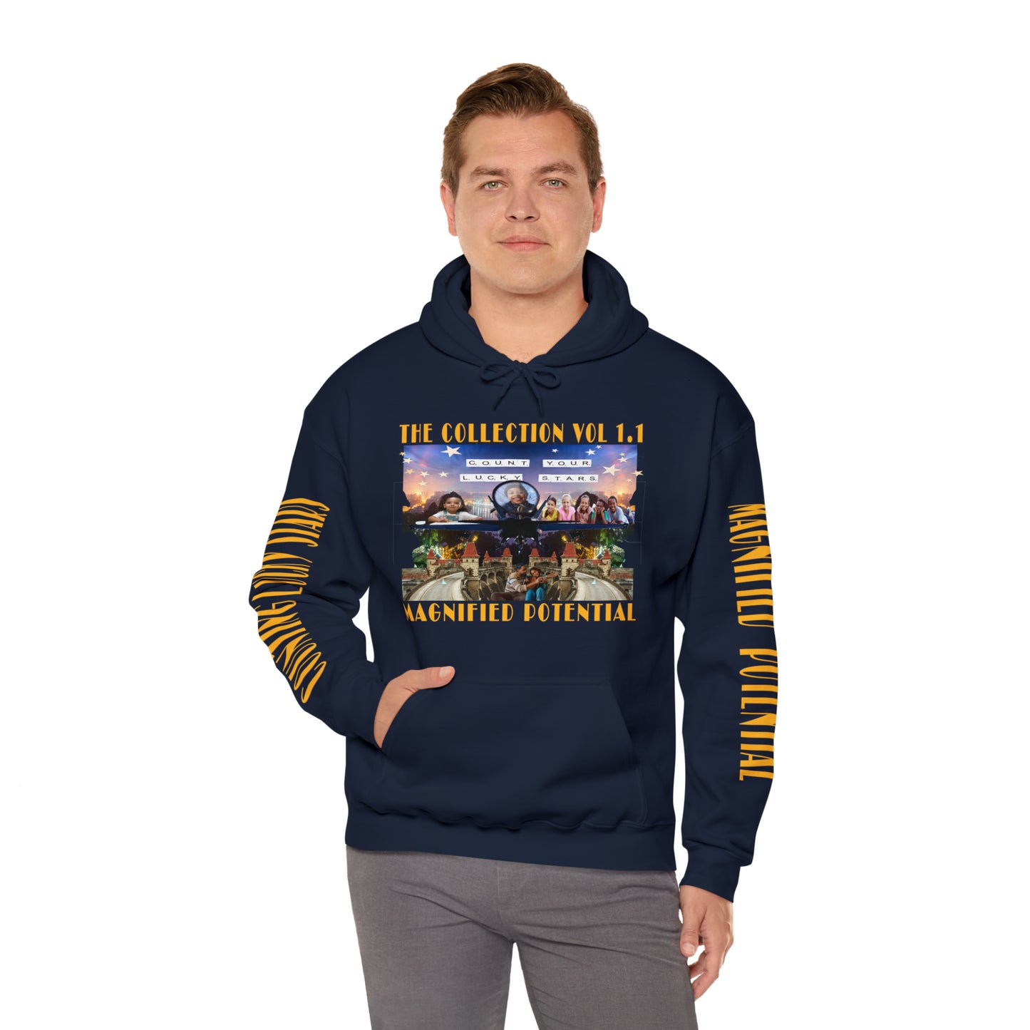 Magnified Potential Unisex Heavy Blend™ Hooded Sweatshirt