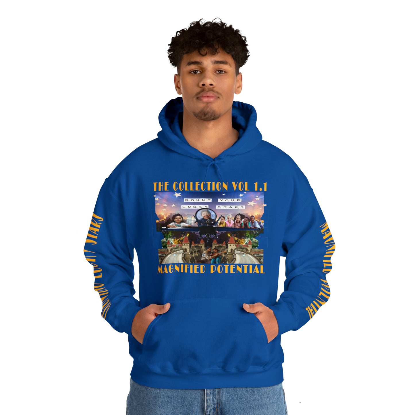 Magnified Potential Unisex Heavy Blend™ Hooded Sweatshirt