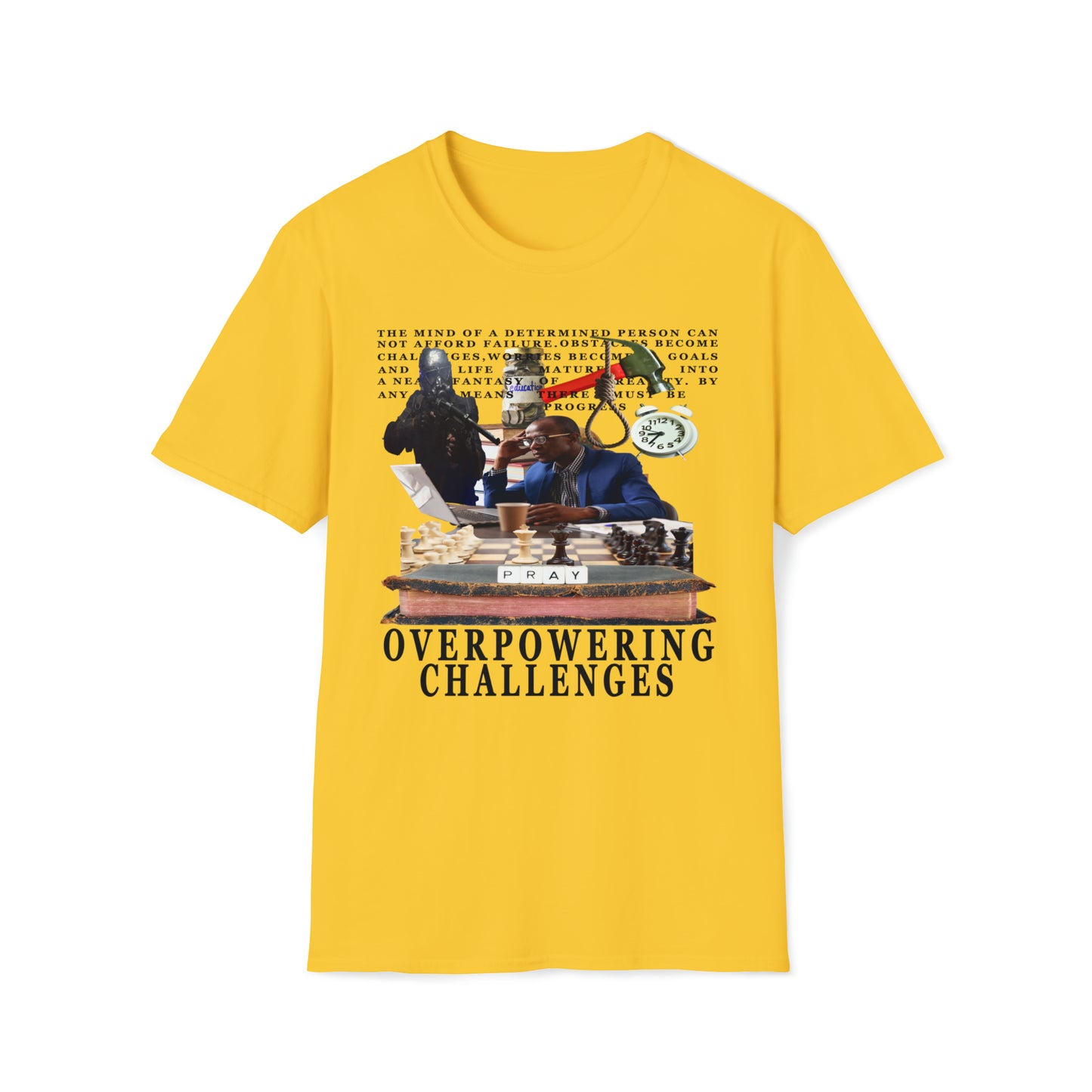 Overpowering Challenges Unisex Softstyle T-Shirt